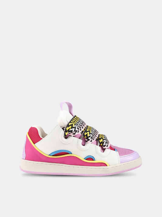 Sneakers multicolor per bambina,Lanvin Petite,N19045 494