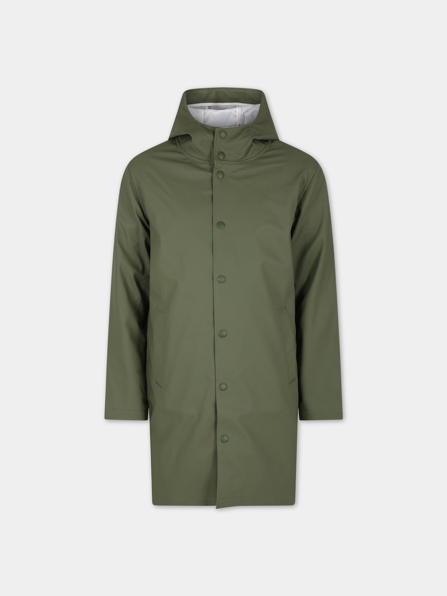 Cappotto con cappuccio verde per bambino,Zadig & Voltaire Kids,X26072 656