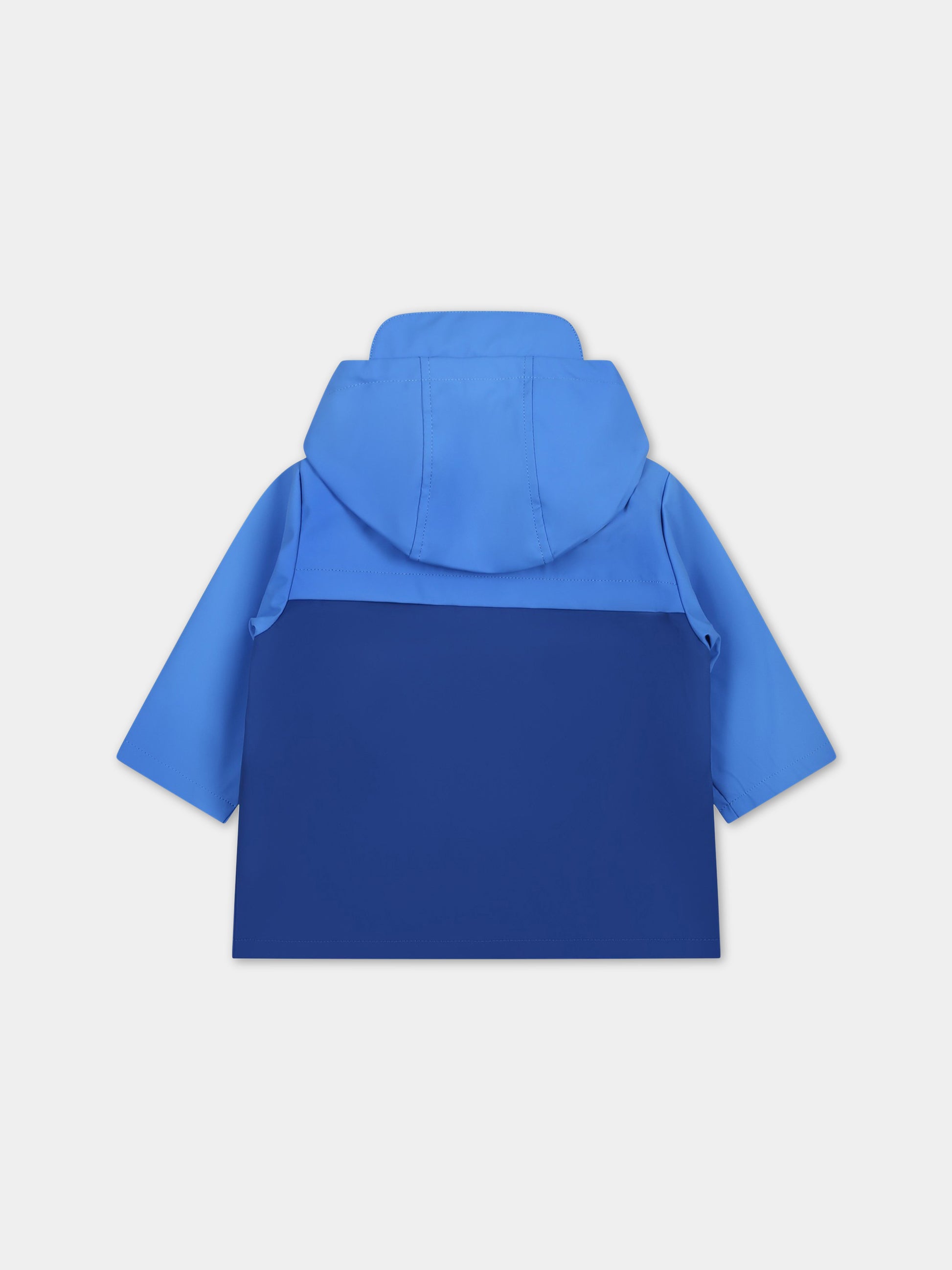 Impermeabile blu per bambino con patch,Carrement Beau,Y06032 V57