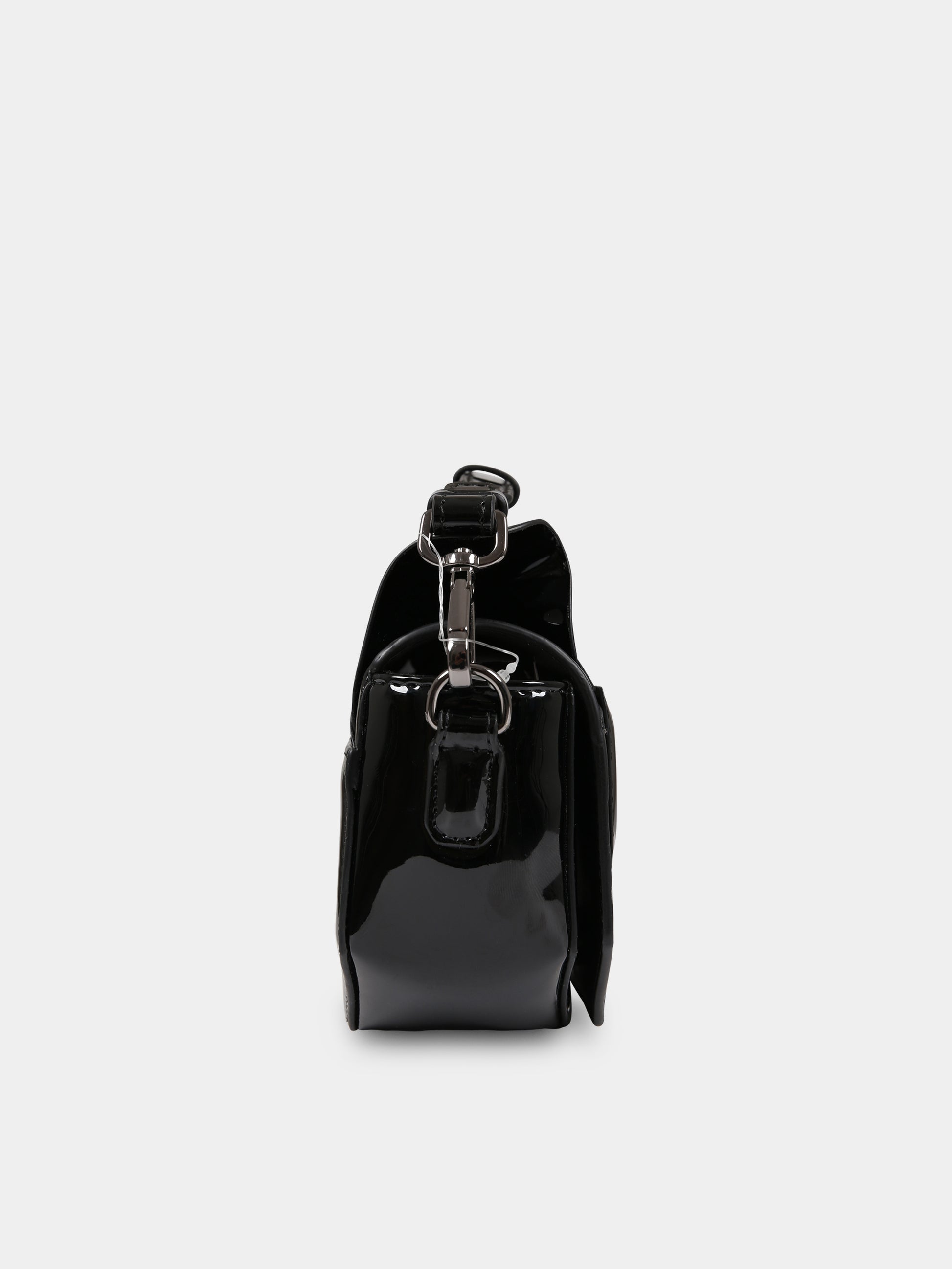 Borsa nera per bambina con logo,Karl Lagerfeld Kids,Z10155 09B