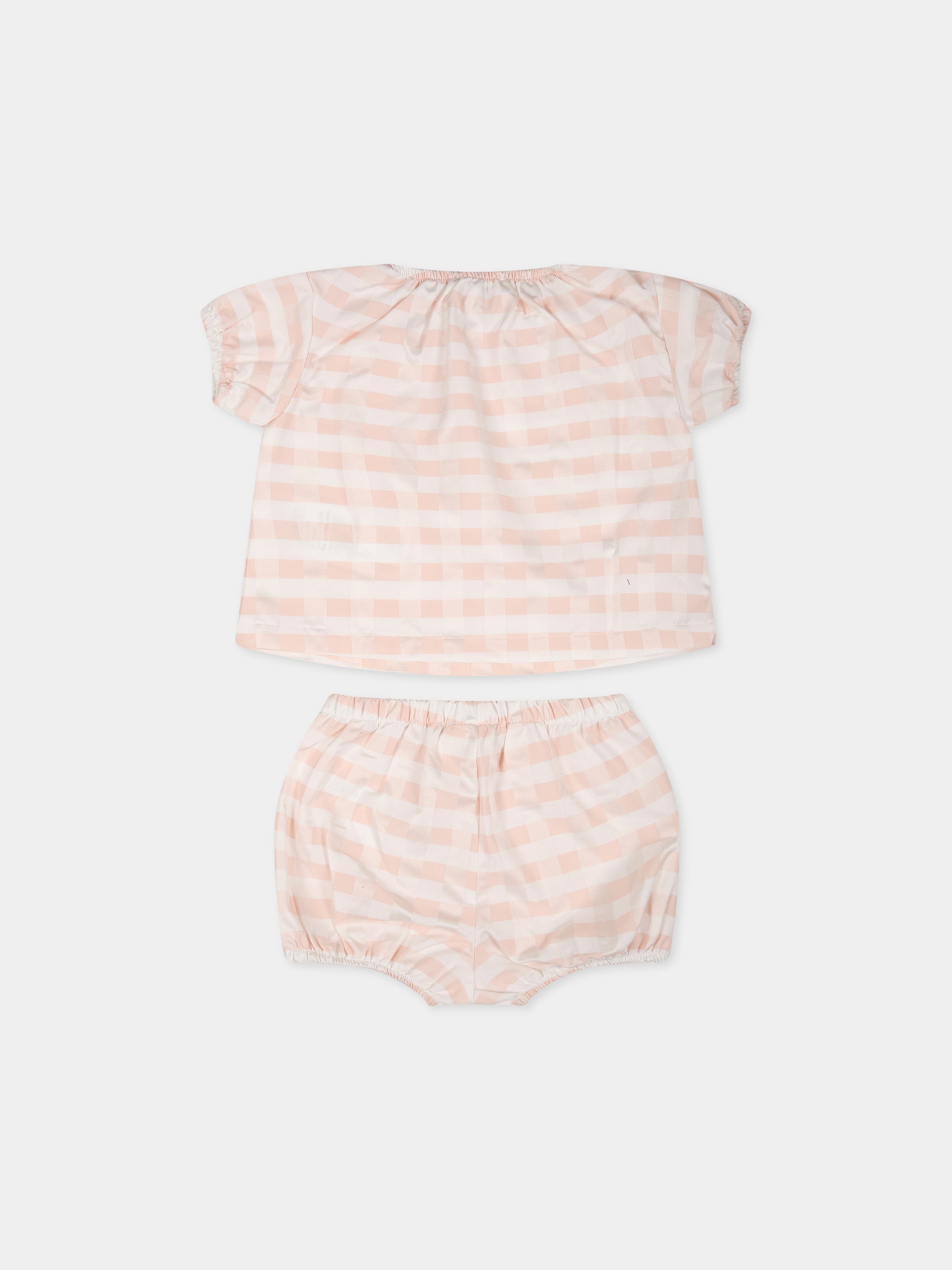 Completo rosa per neonata,Le Petit Coco,LGCD003 CQ304 C004