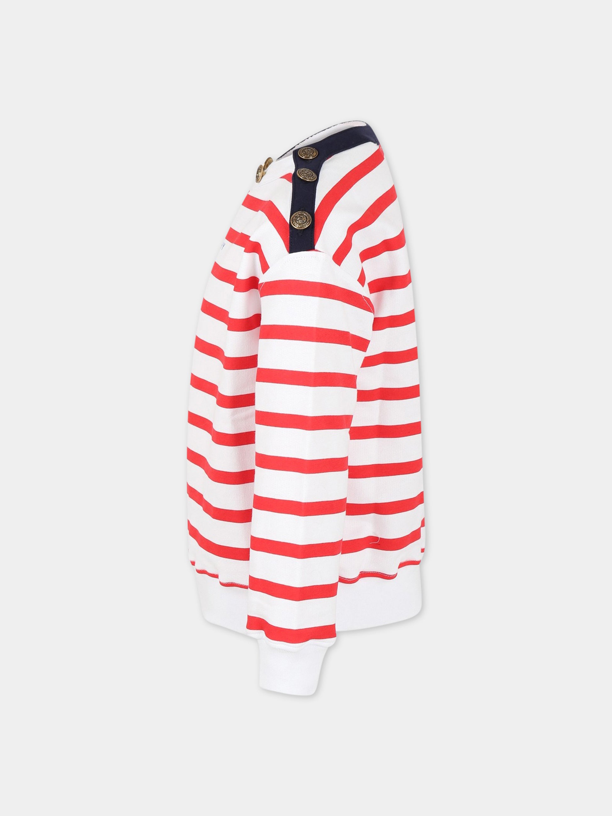 Felpa multicolor per bambina con logo,Philosophy,PJFE125 FE144 B020