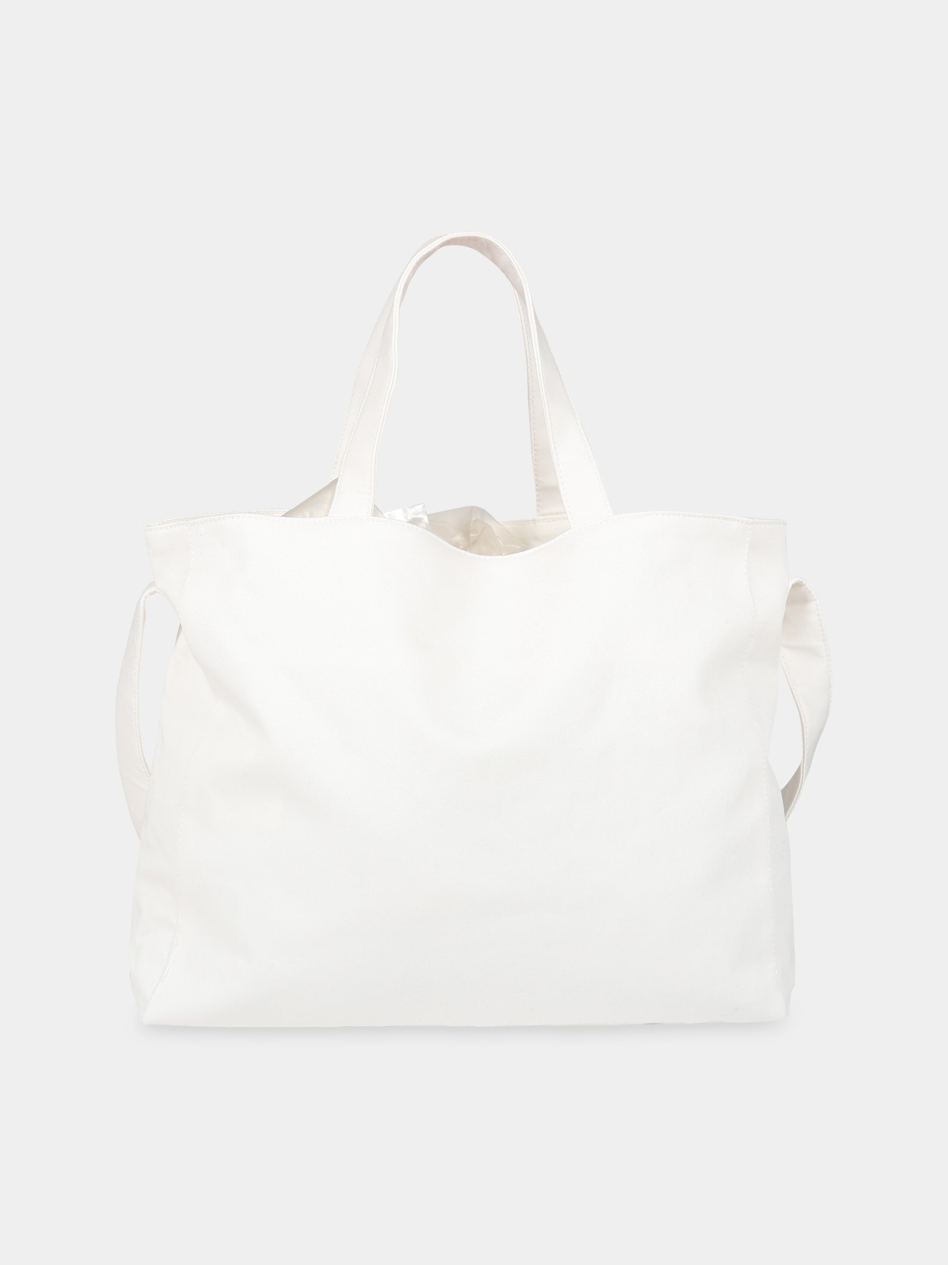 Borsa bianca per bambina con patch e logo,Philosophy,PJBO29 CE234 0001