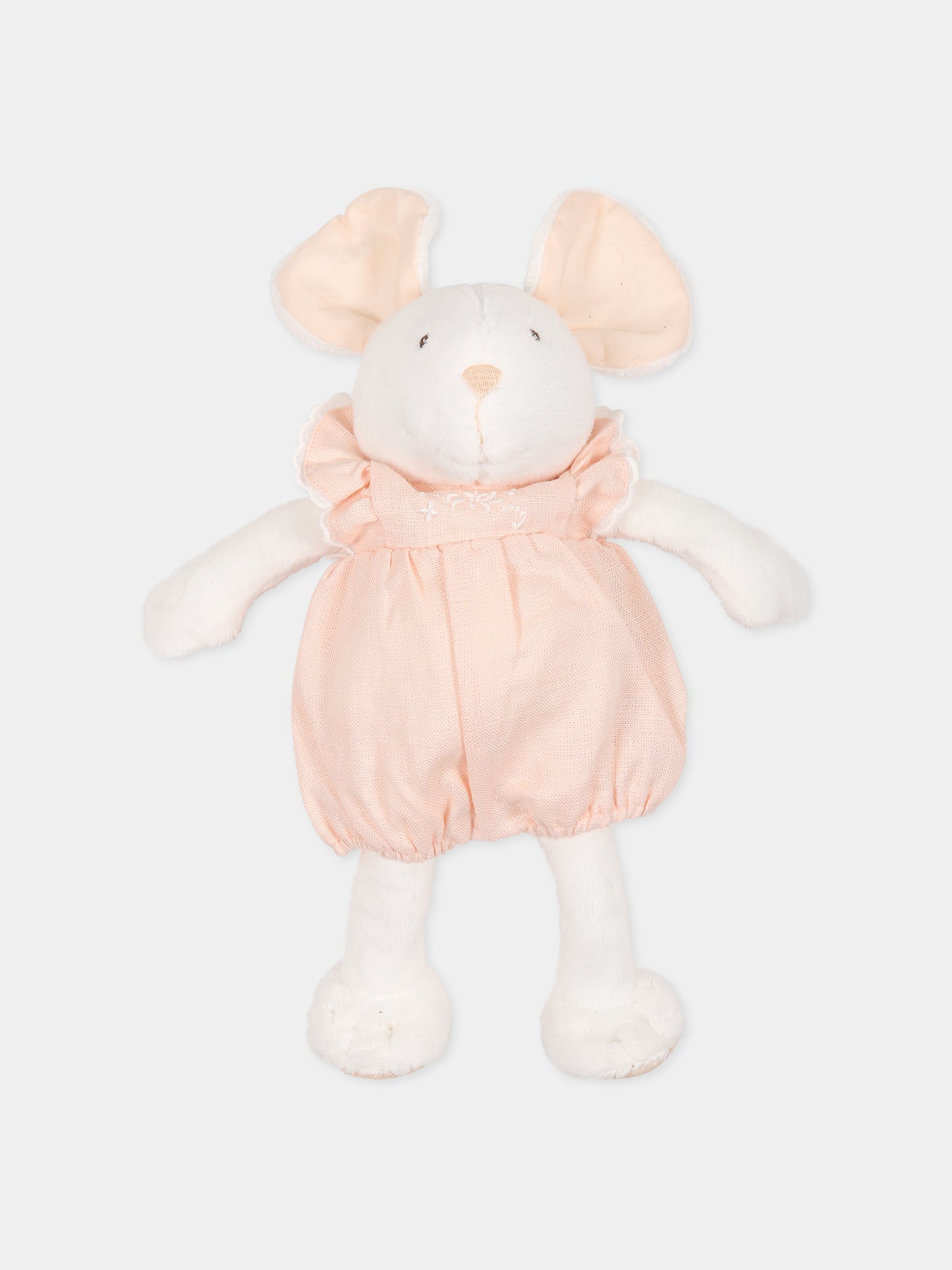 Peluche bianco per neonata con logo,Chloé Kids,C9K224 45K