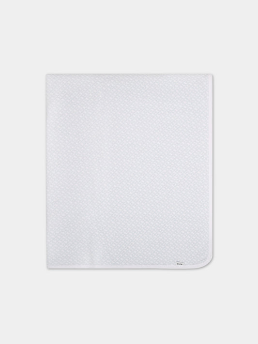 Coperta celeste per neonato con logo,Boss,J90317 771