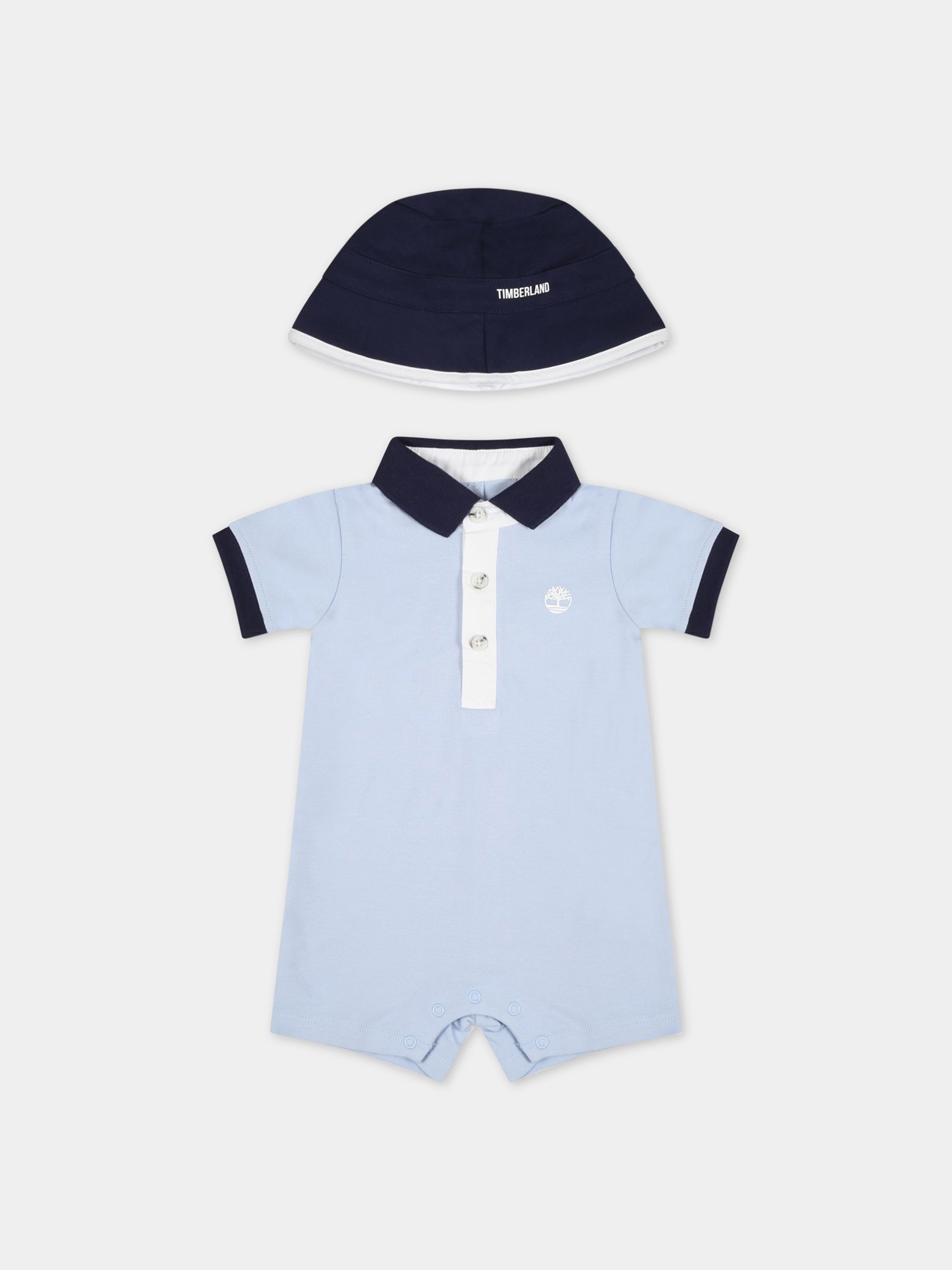 Set multicolor per neonato con logo bianco,Timberland,T98318 781