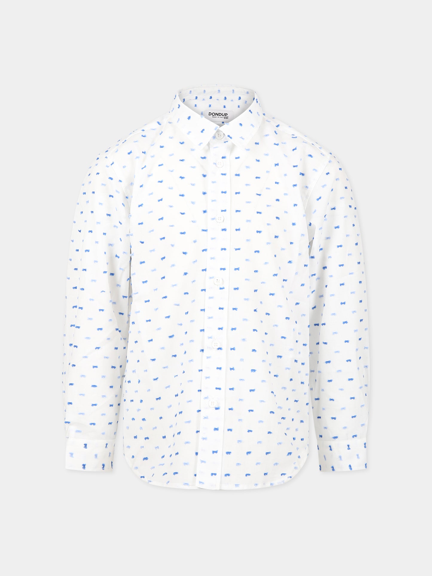Camicia bianca per bambino,Dondup Kids,DMCA86 CF533 B006