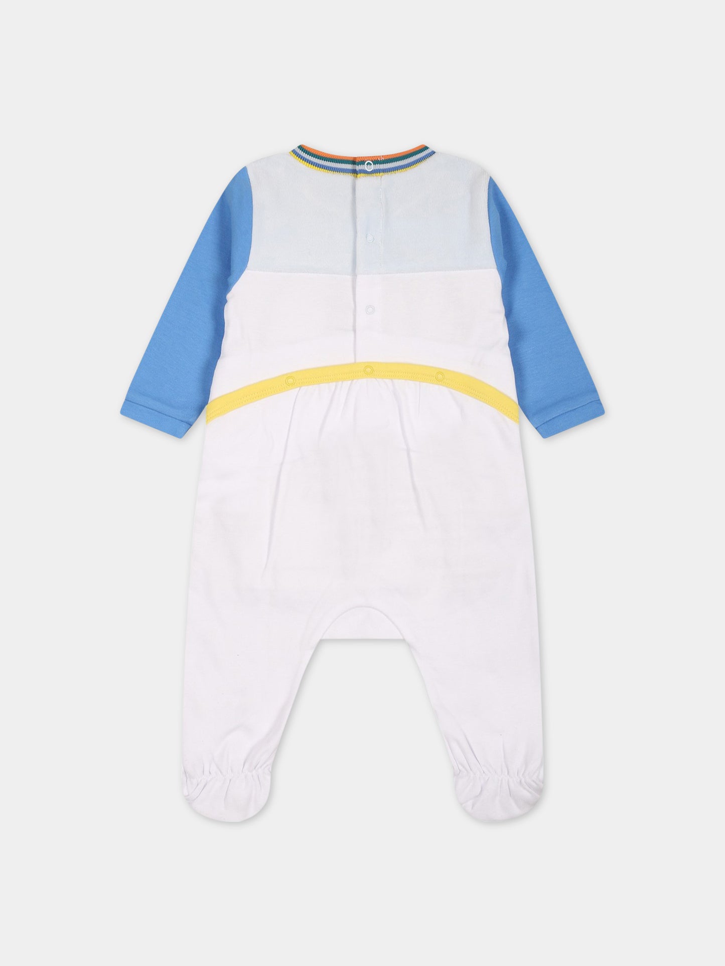 Tutina bianca per neonato con logo multicolor,Little Marc Jacobs,W97100 791