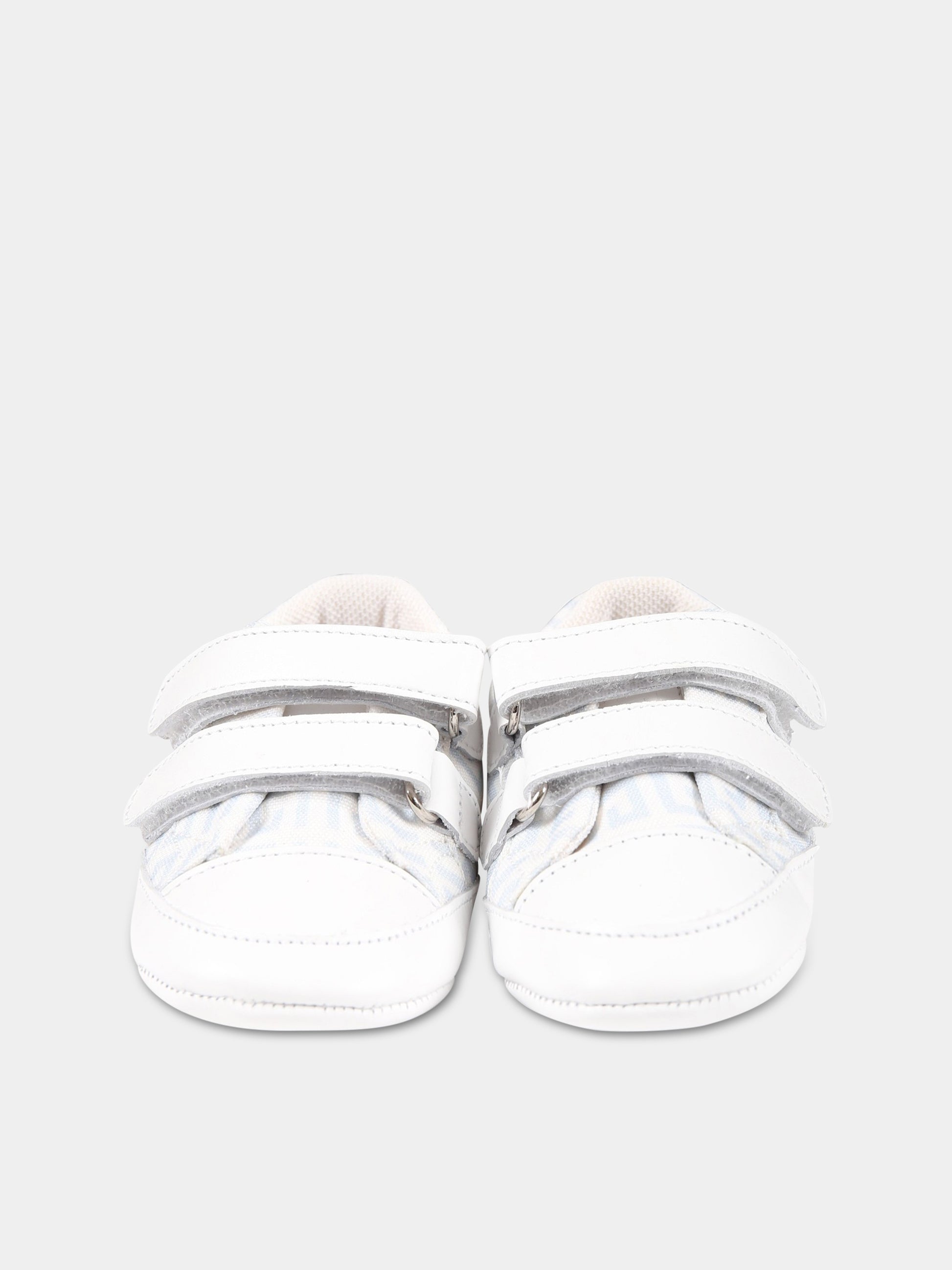 Sneakers bianche per neonato con logo,Givenchy Kids,H99043 771