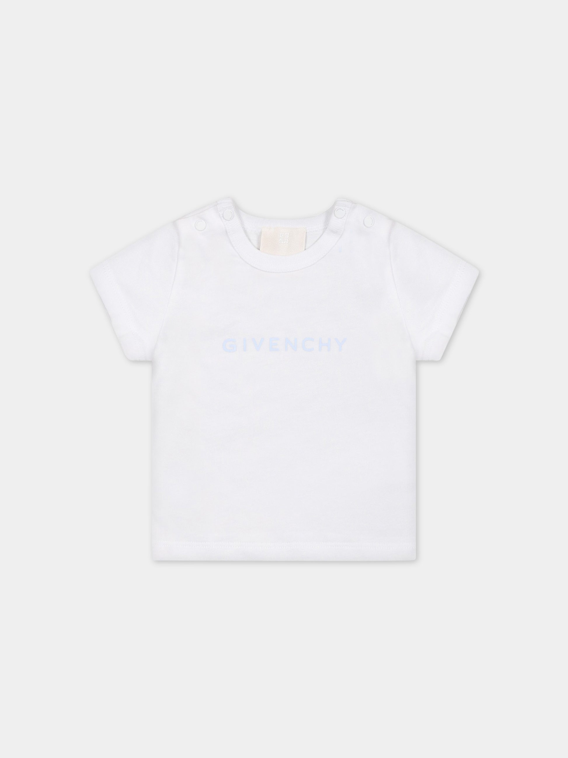 Set bianco per neonato con logo,Givenchy Kids,H98167 771