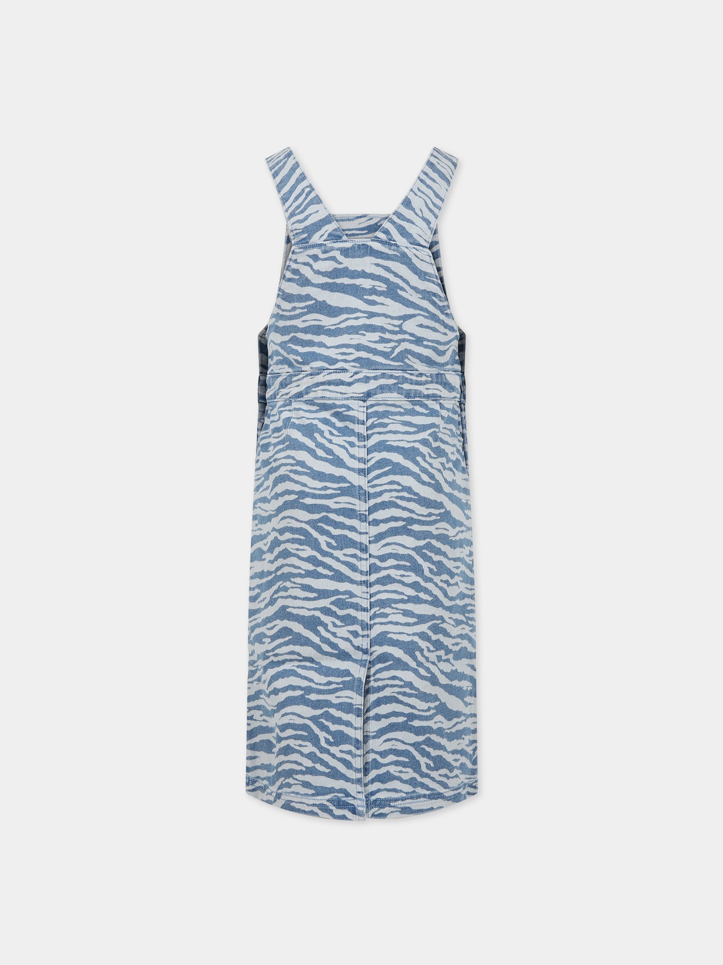 Completo multicolor per bambina con stampa tigre e logo,Kenzo Kids,K18003 78G