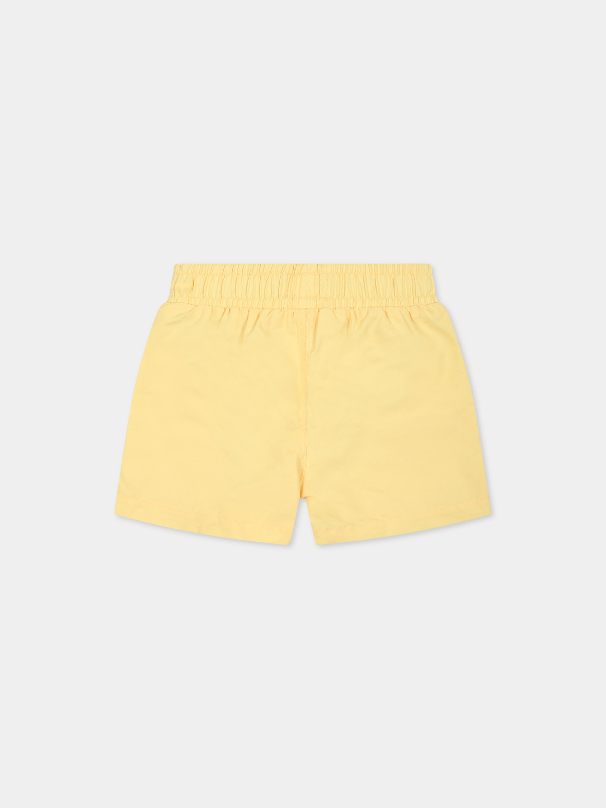 Boxer-mare giallo per bambino con logo,Kenzo Kids,K00036 524