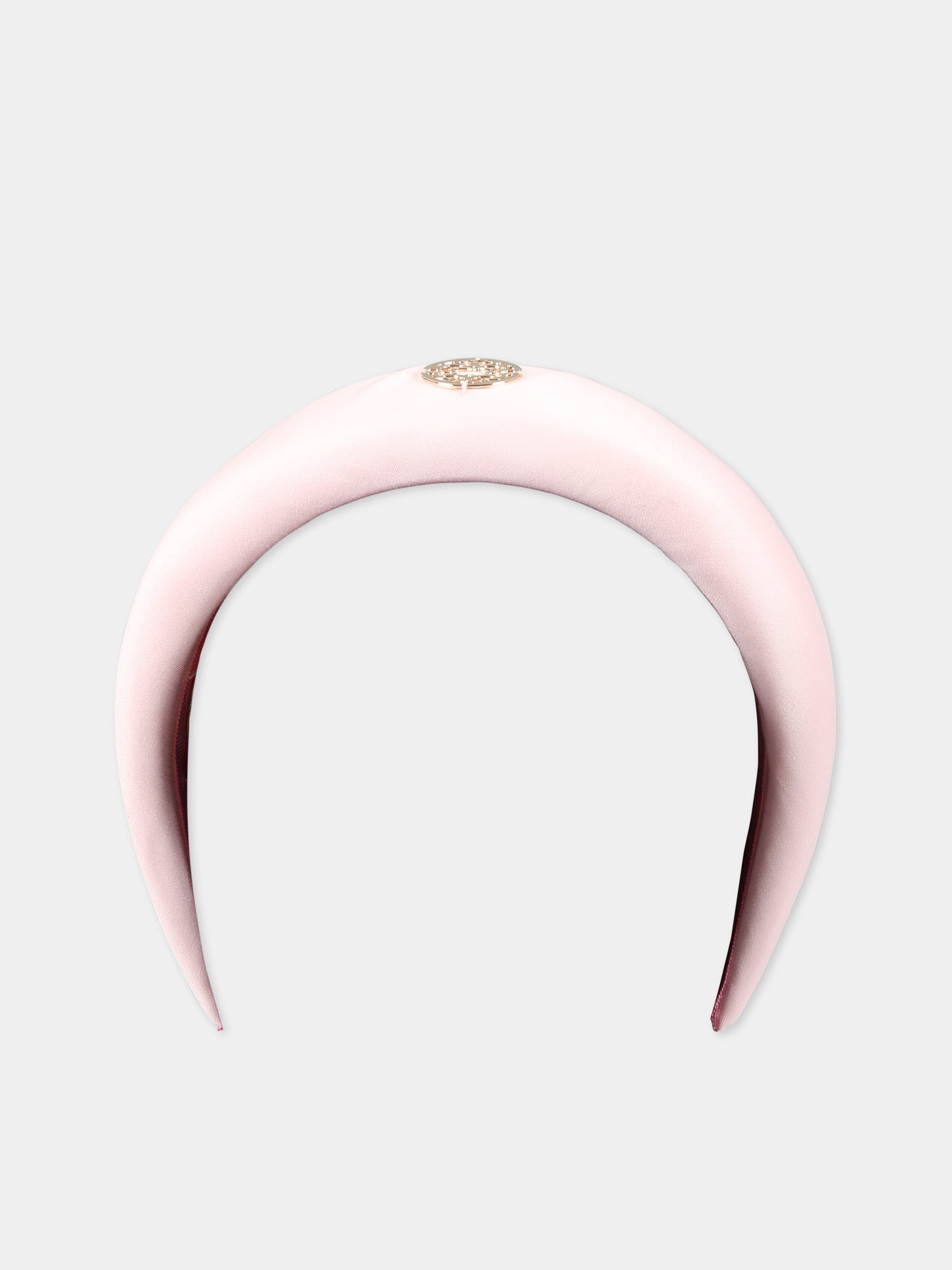 Cerchietto rosa per bambina con logo,Elie Saab,LS0A04 O0039 505