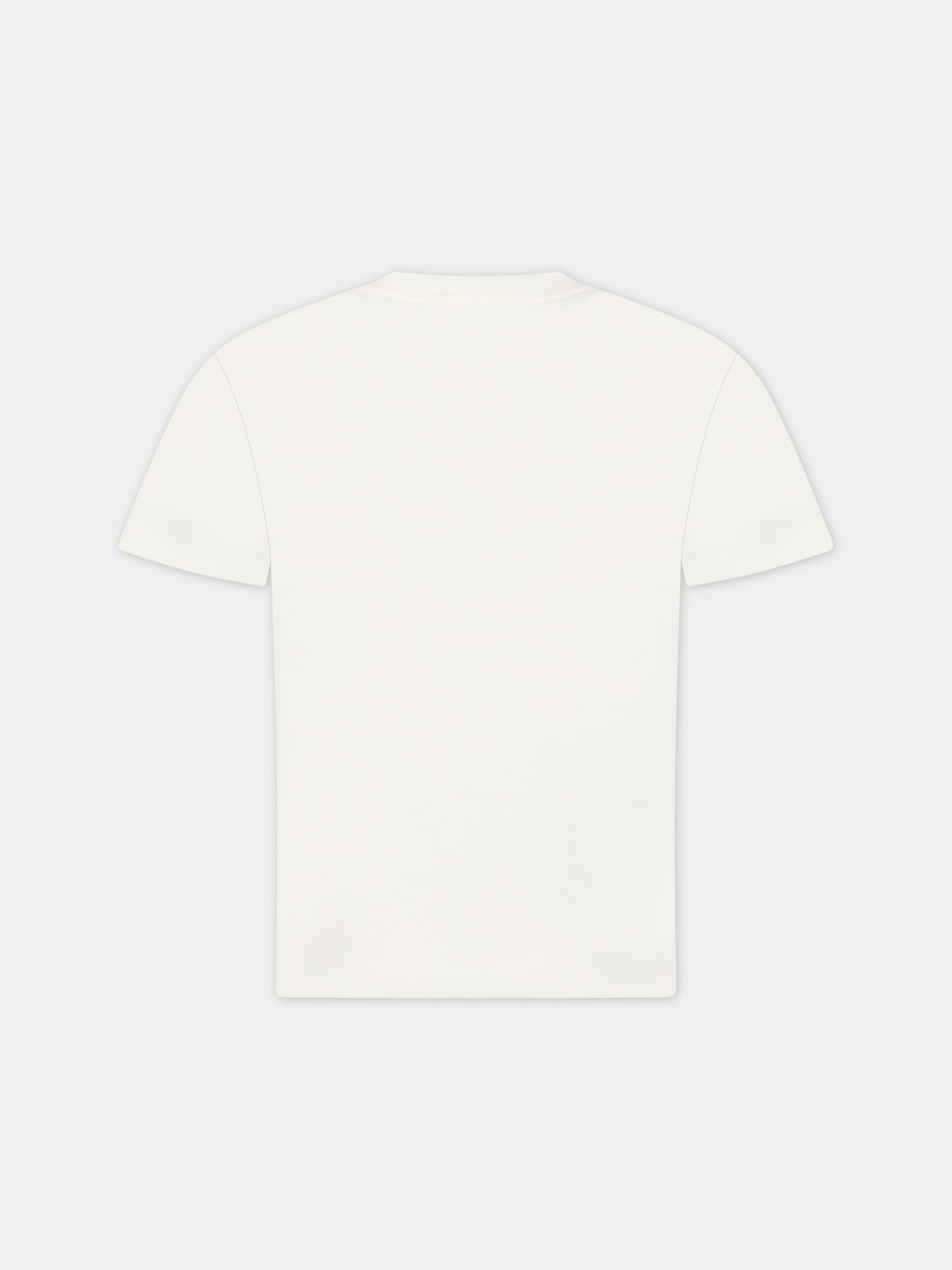 T-shirt bianco per bambina con stampa pappagalli,Stella Mccartney Kids,TS8B41 Z0434 101