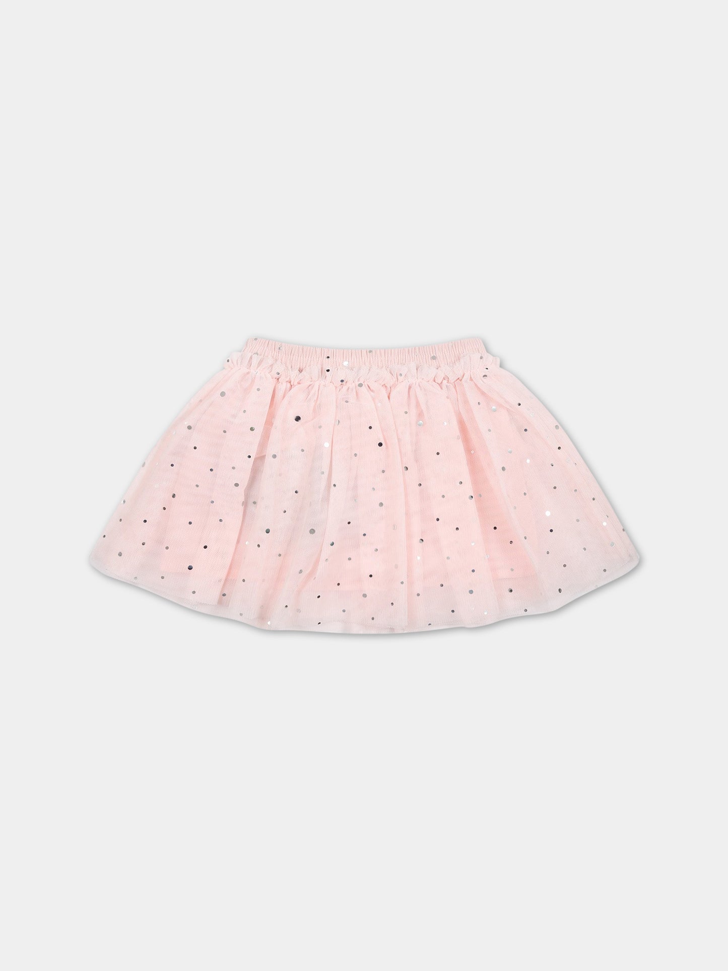 Gonna rosa per neonata con paillettes,Stella Mccartney Kids,TS7031 Z1227 501