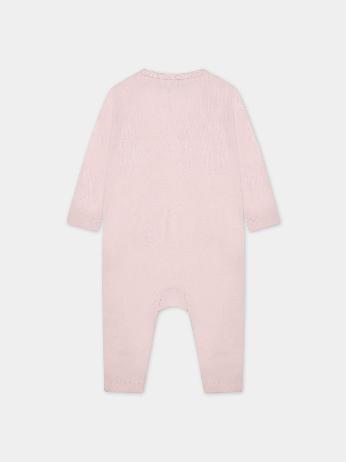 Set rosa per neonata con stampa,Stella Mccartney Kids,TSB009 Z1098 503MC