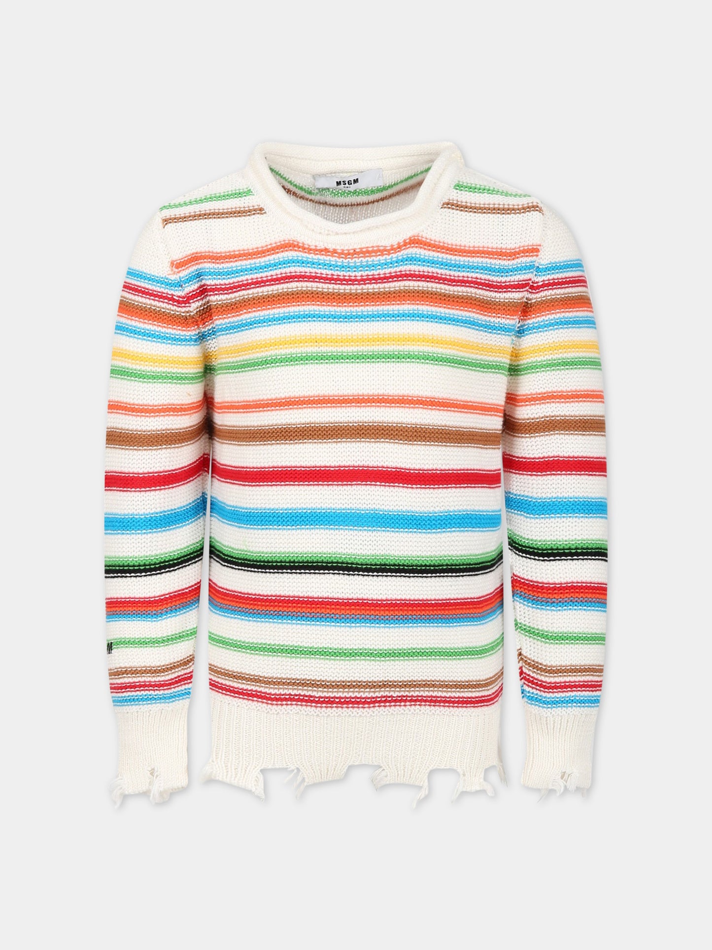 Maglione multicolor per bambino,Msgm Kids,MS029556 200
