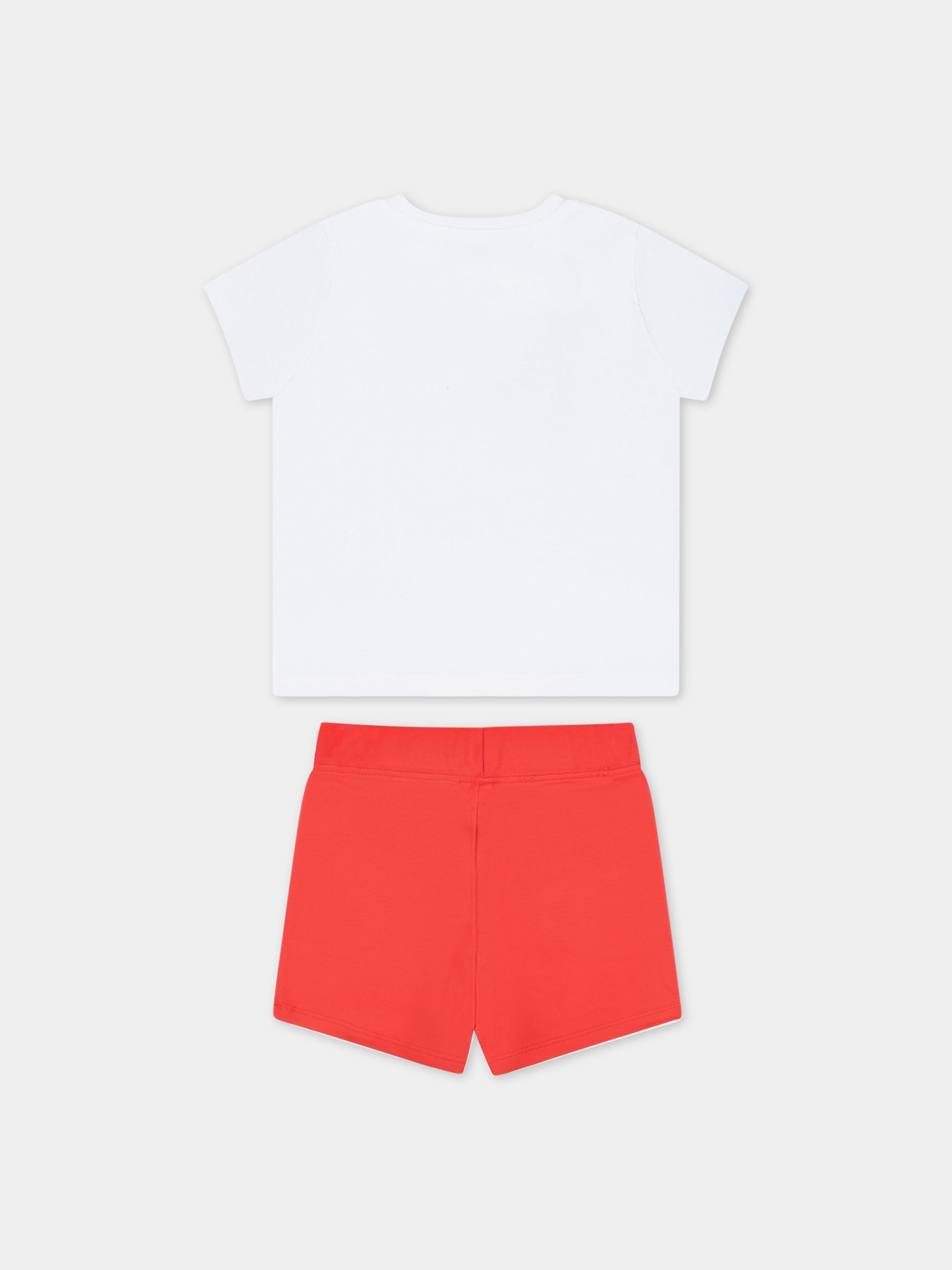 Completo multicolor per neonato con logo colorato,Msgm Kids,MS029361 001/06