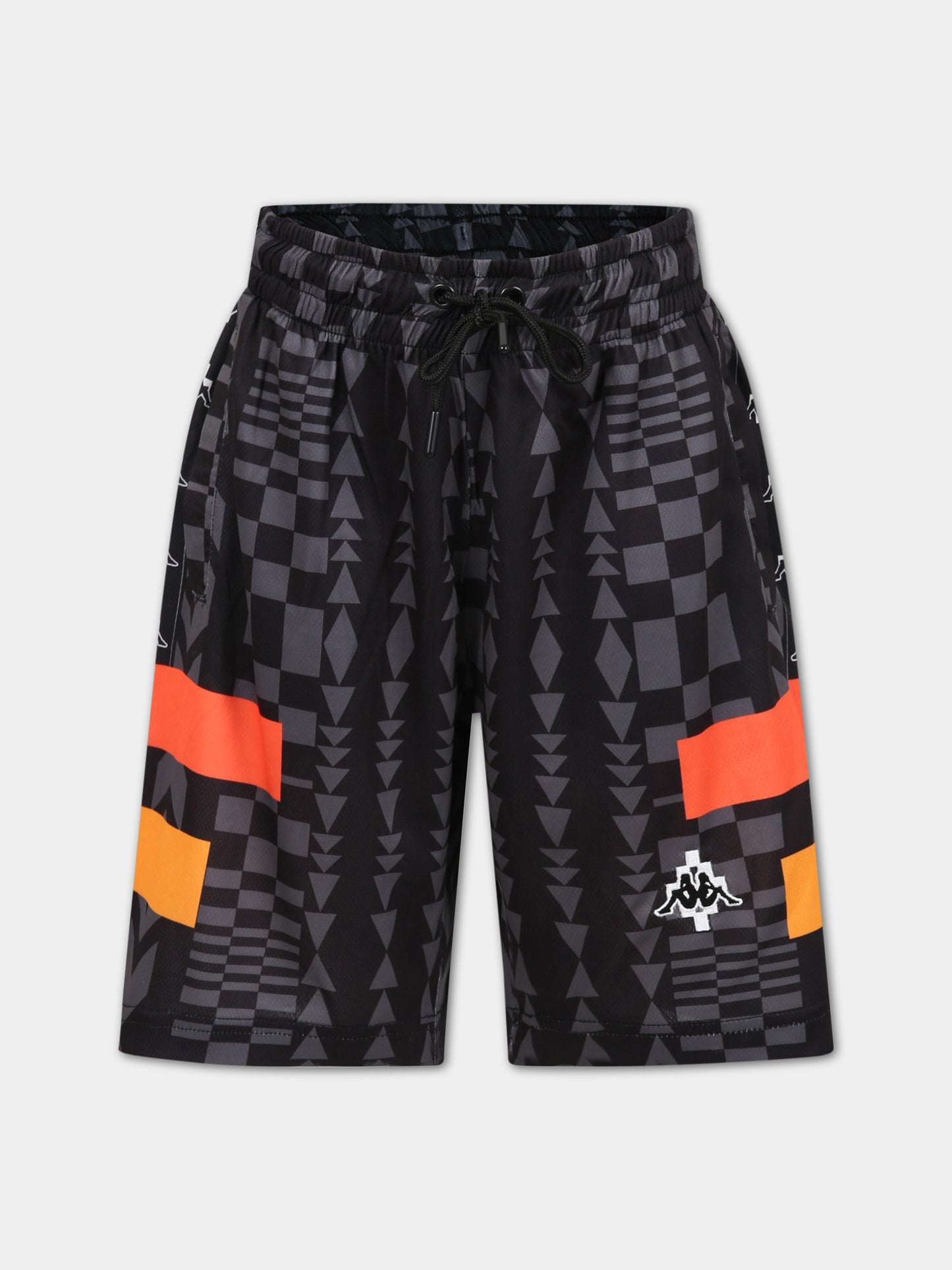 Shorts casual nero per bambino,Marcelo Burlon Kids,CBVH001S23FAB0011007