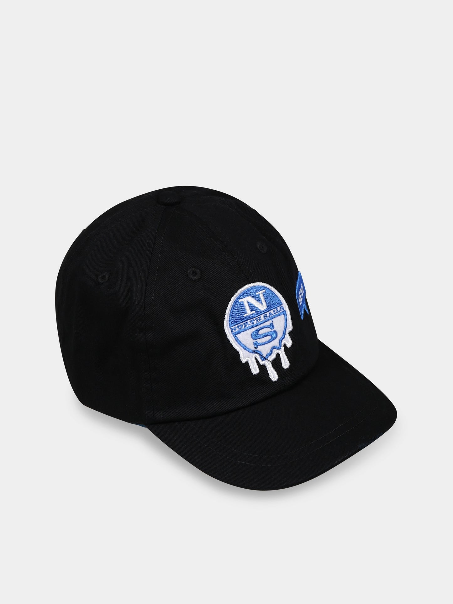 Cappello nero per bambino con logo,North Sails,727152 000 0999