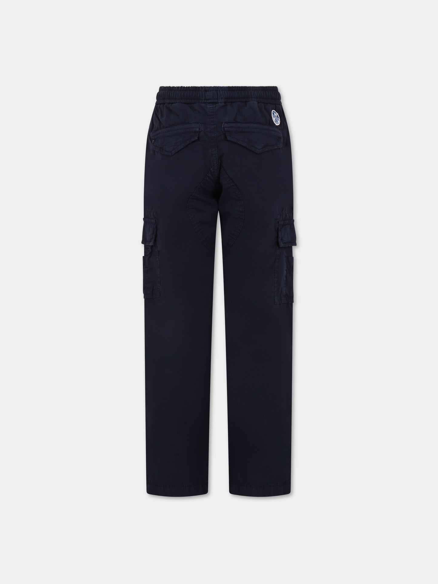 Pantaloni blu per bambino con logo,North Sails,775374 000 0802