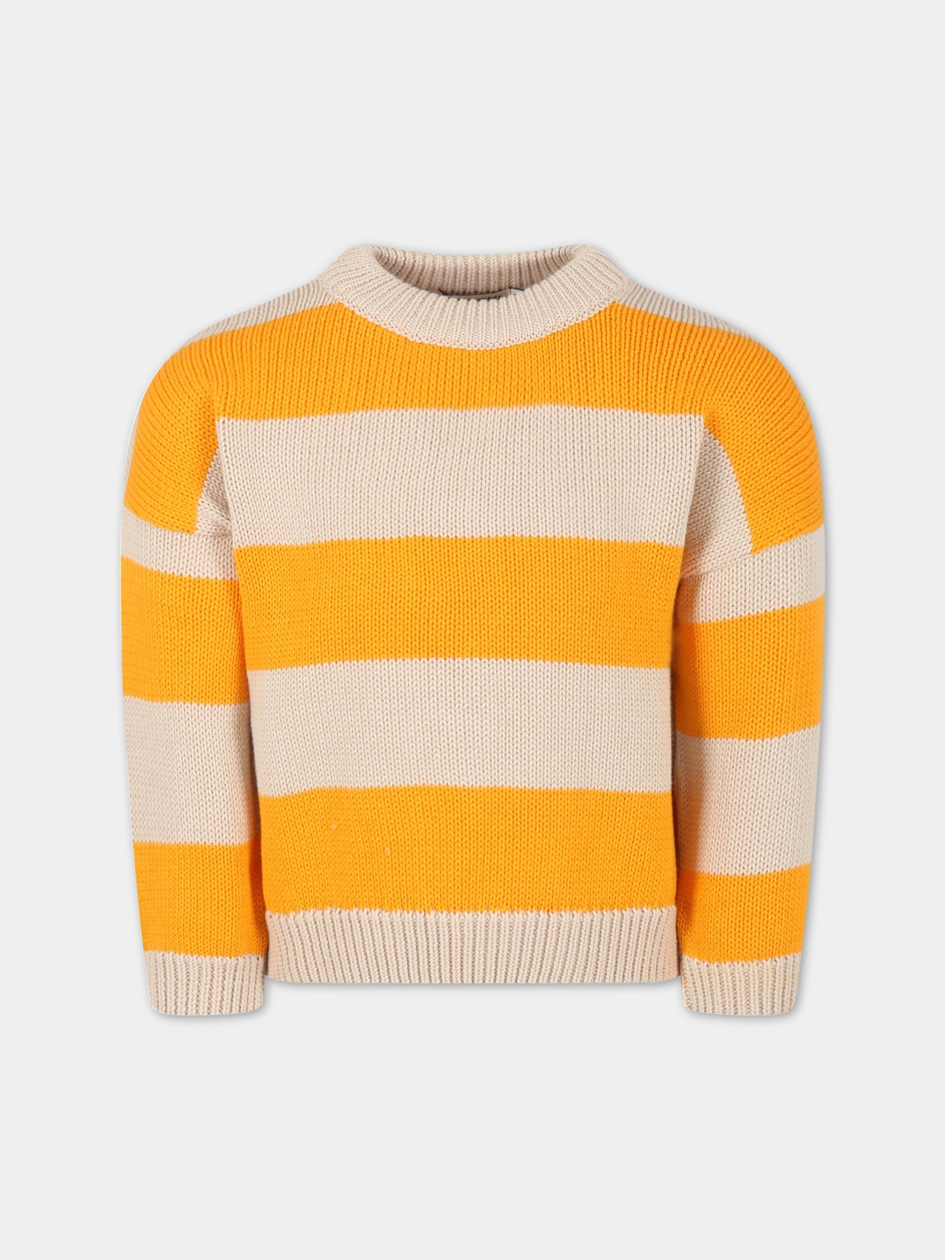 Maglione multicolor per bambina con logo,The New Society,S23 K KN01 EMANUELLE