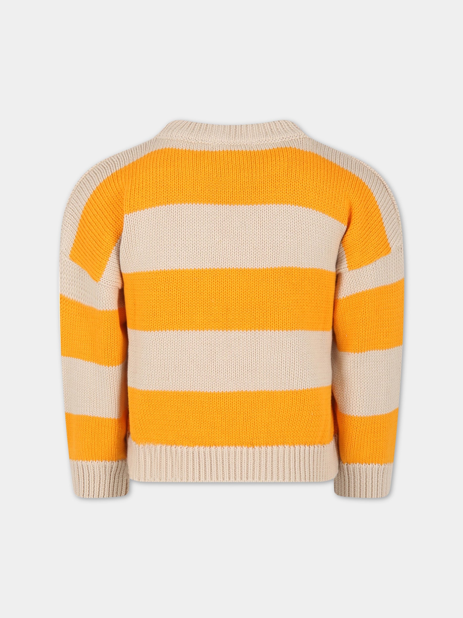 Maglione multicolor per bambina con logo,The New Society,S23 K KN01 EMANUELLE