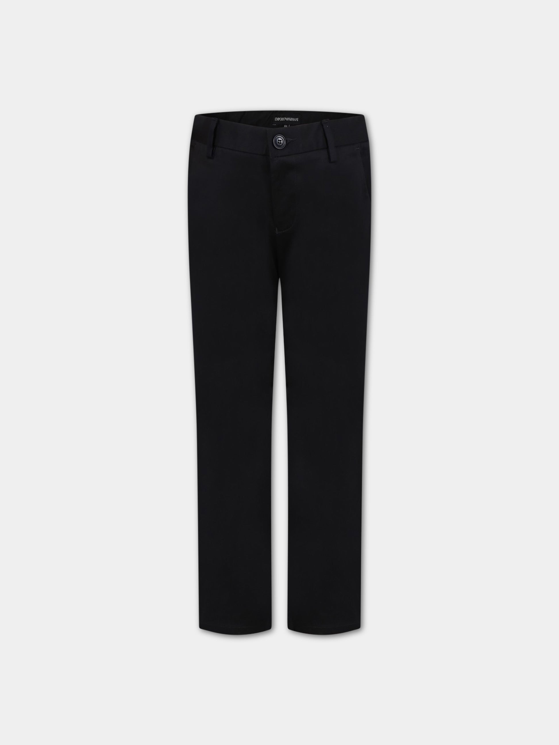 Pantaloni blu per bambino con logo,Armani Junior,3R4PJG 1NJ7Z 0920