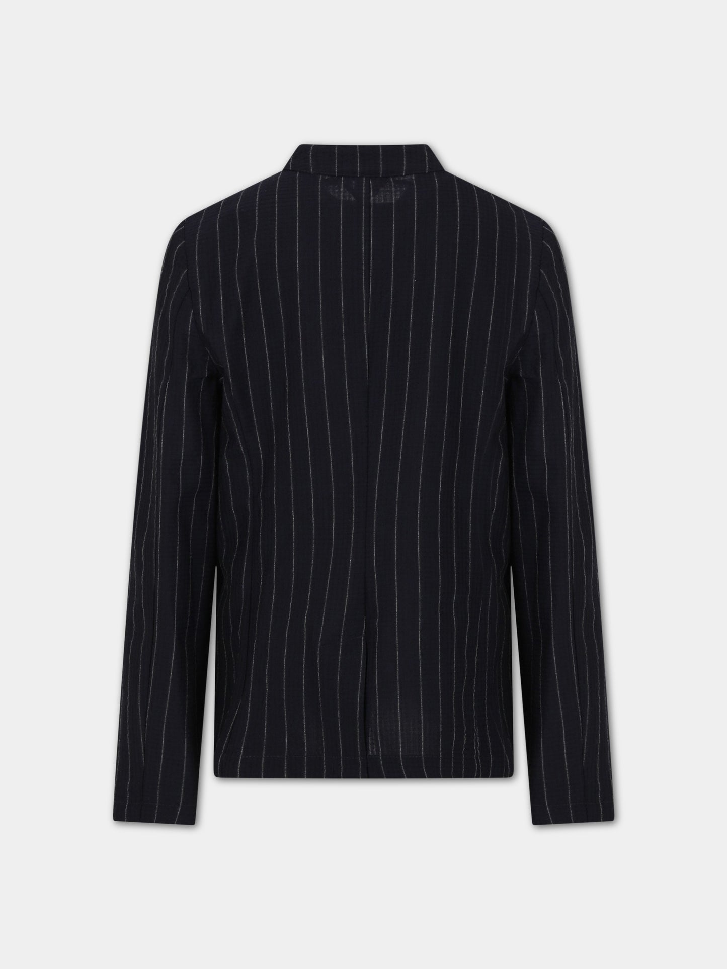 Giacca blu per bambino con logo,Armani Junior,3R4GJC 4N7TZ F924