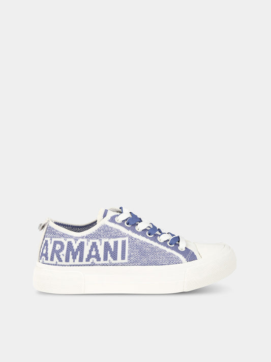 Sneakers multicolor per bambino con logo,Armani Junior,XYX031 XOT68 S777