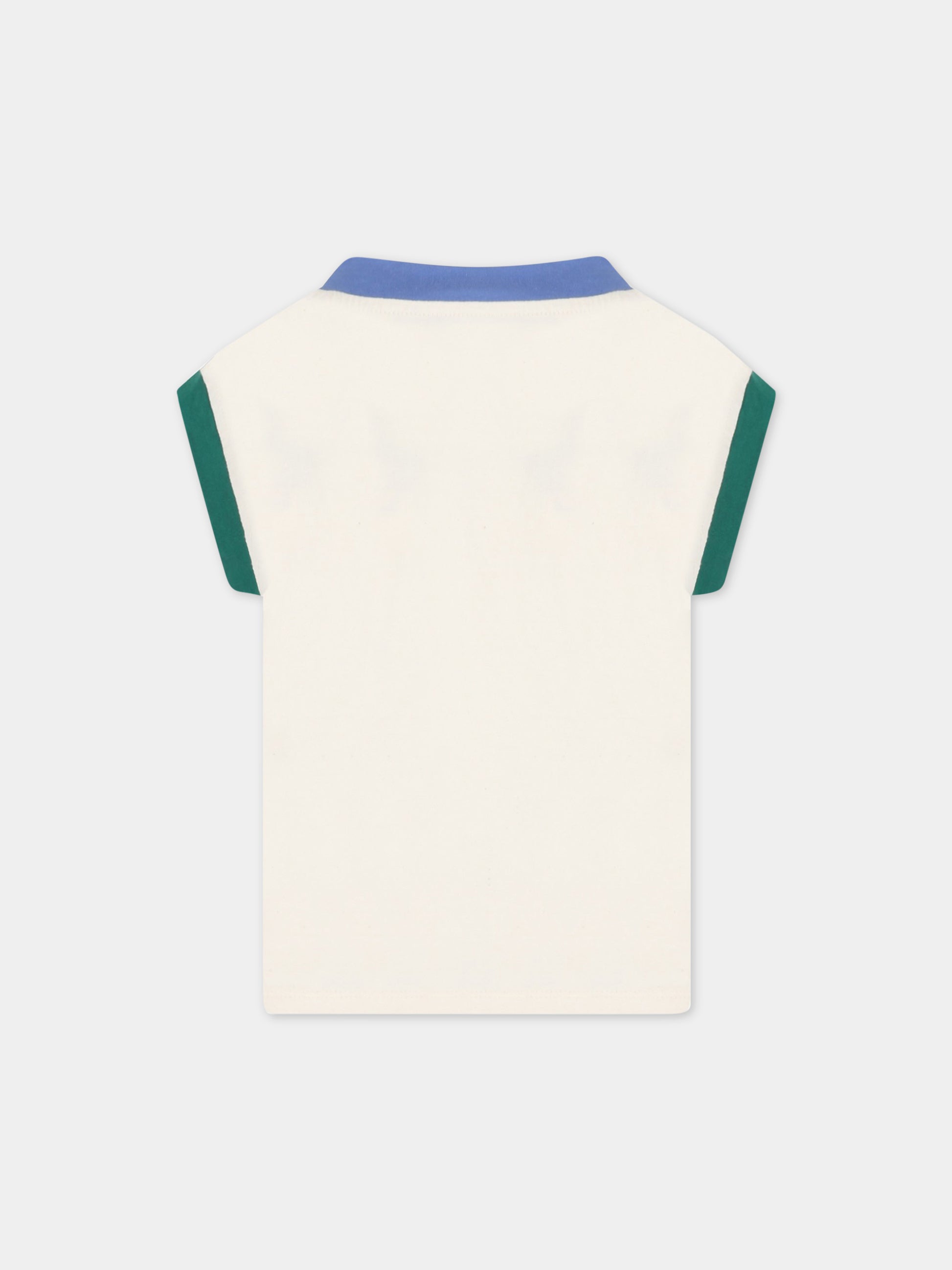 Canotta avorio per bambina con scritta,Bobo Choses,123AC022