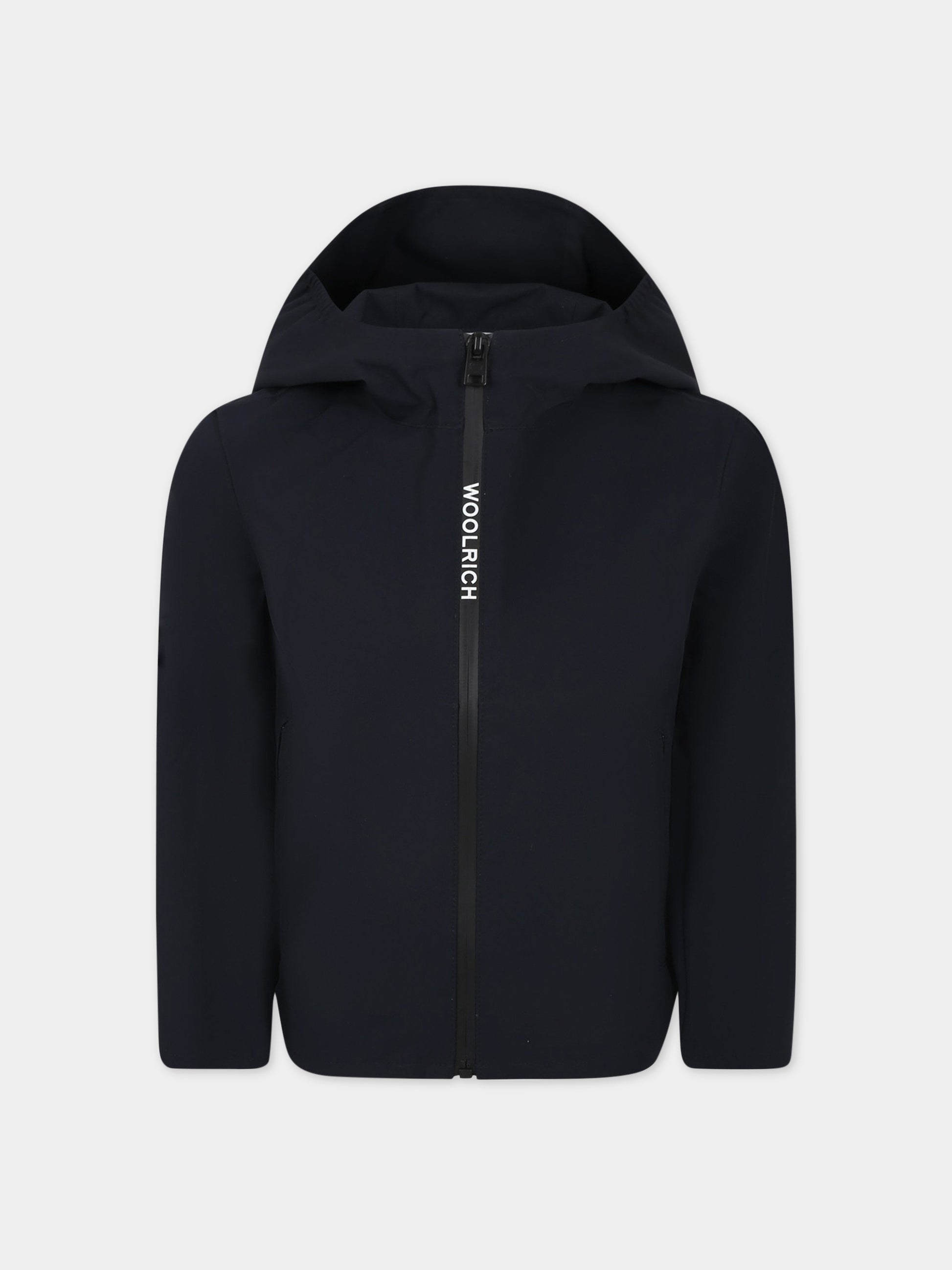 Giubbotto blu per bambino con logo,Woolrich Kids,CFWKOU0368MRUT3280 3989