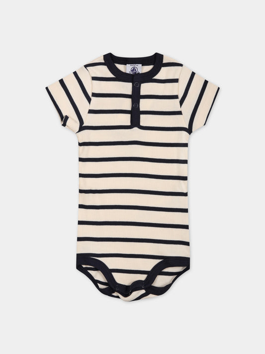 Body multicolor per neonato,Petit Bateau,A0751 AVALANCHE/SMOKING