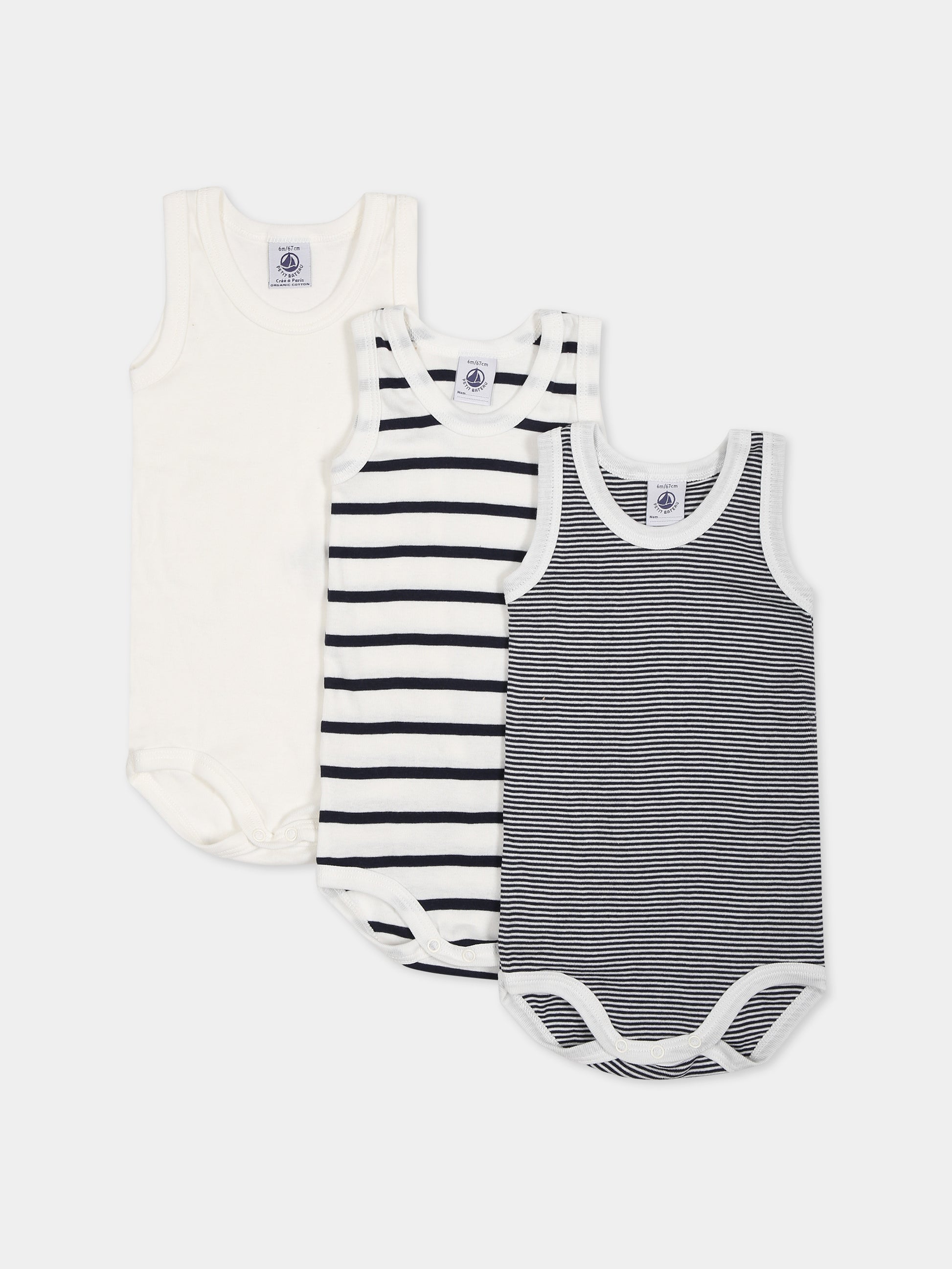 Set multicolor per neonati con logo,Petit Bateau,A02EI VARIANTE 1