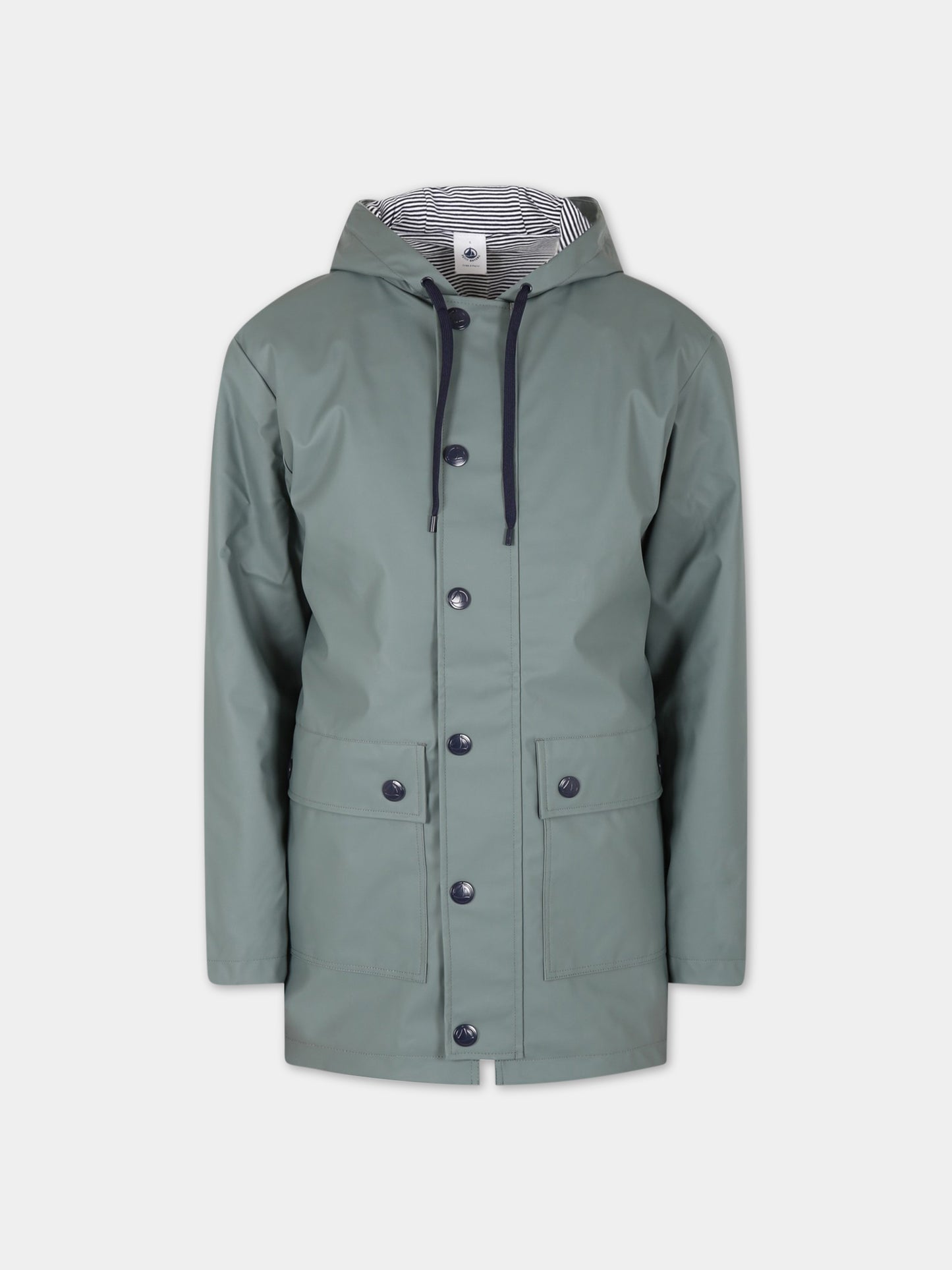 Impermeabile verde per bambini,Petit Bateau,A03MP THUYA