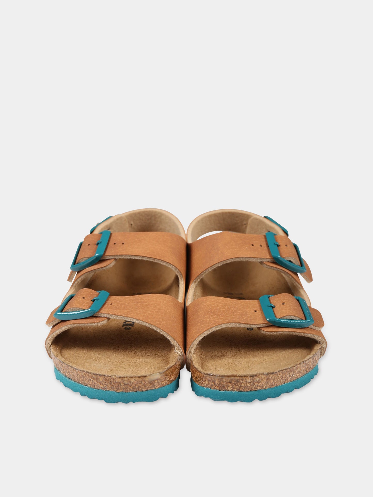 Sandali marroni  Milano  per bambino con suola verde,Birkenstock,1023405