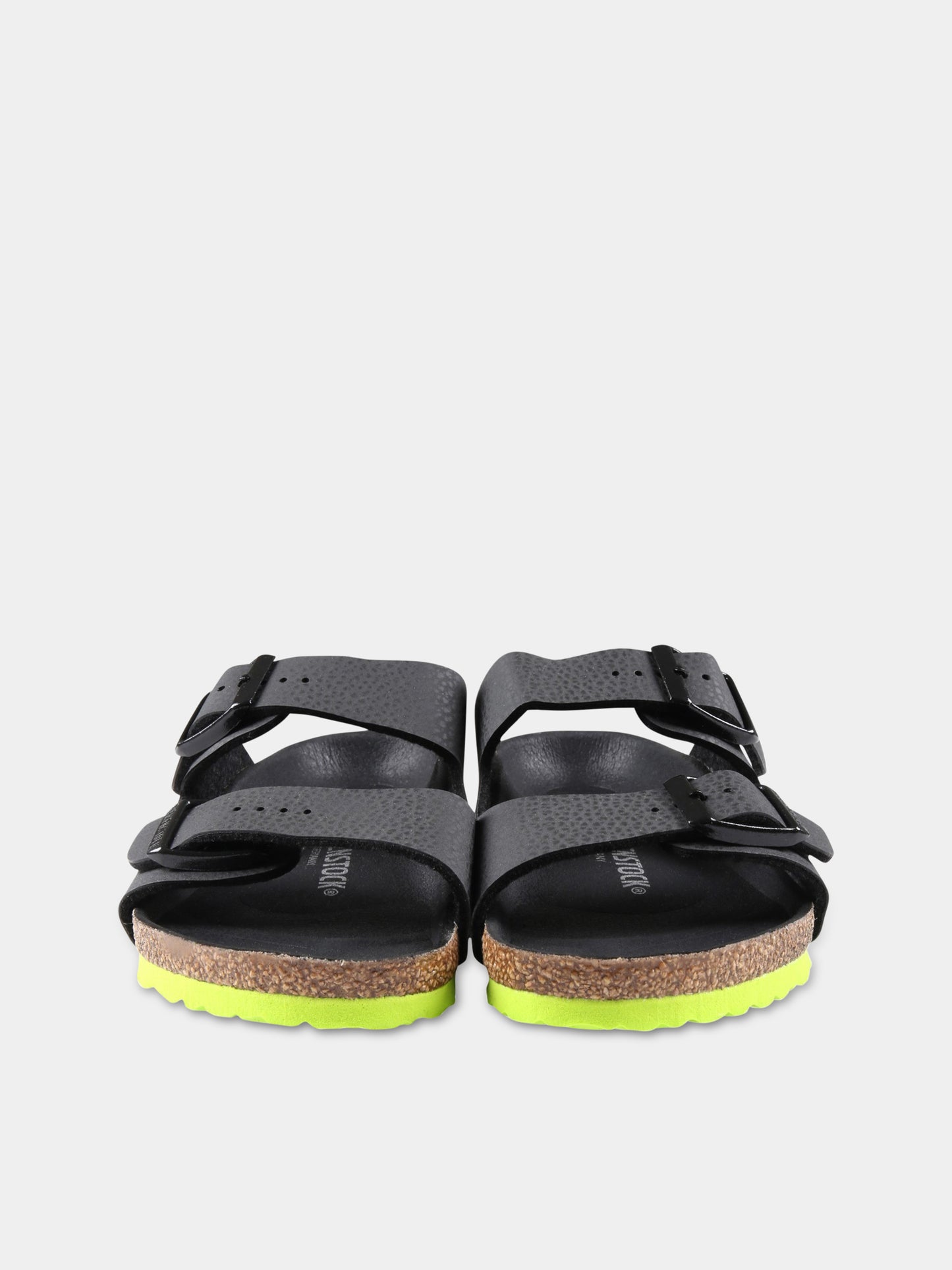 Sandali neri  Arizona Eva  per bambino con suola verde,Birkenstock,1022369
