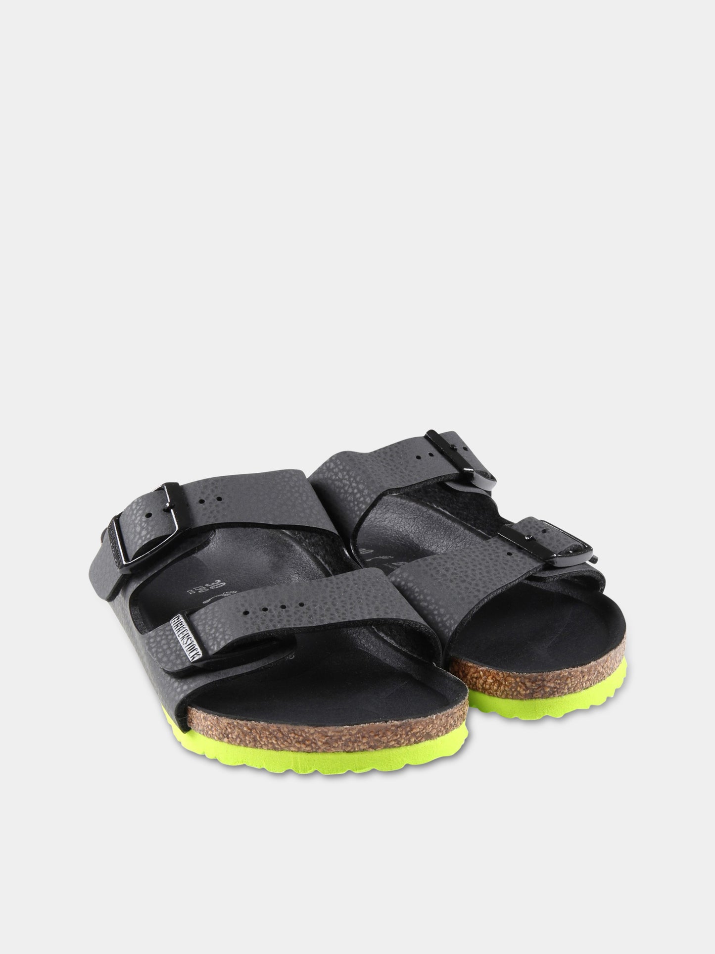 Sandali neri  Arizona Eva  per bambino con suola verde,Birkenstock,1022369
