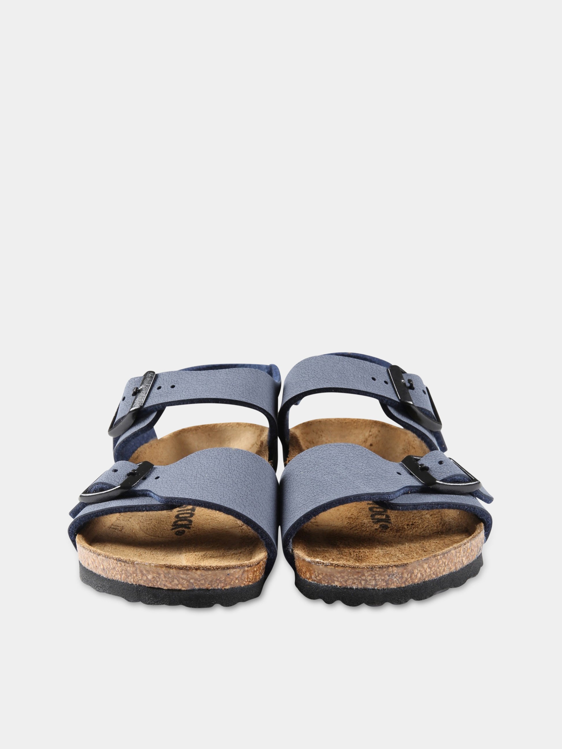 Sandali blu  New York Kids  per bambini con logo nero,Birkenstock,087773