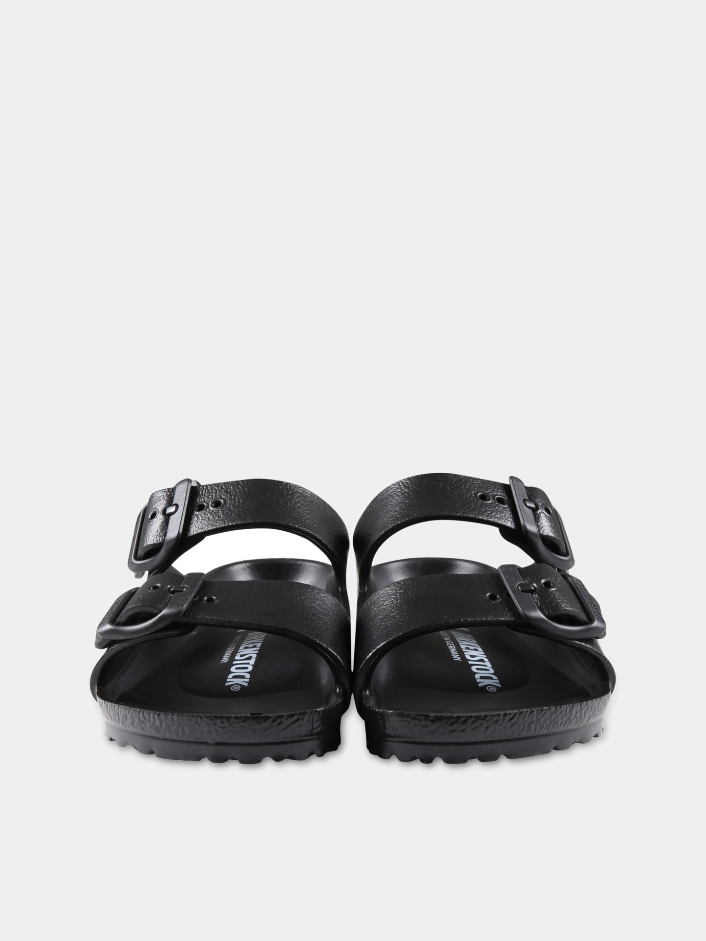 Sandali neri  Arizona Eva Kids  per bambini con logo,Birkenstock,1018924