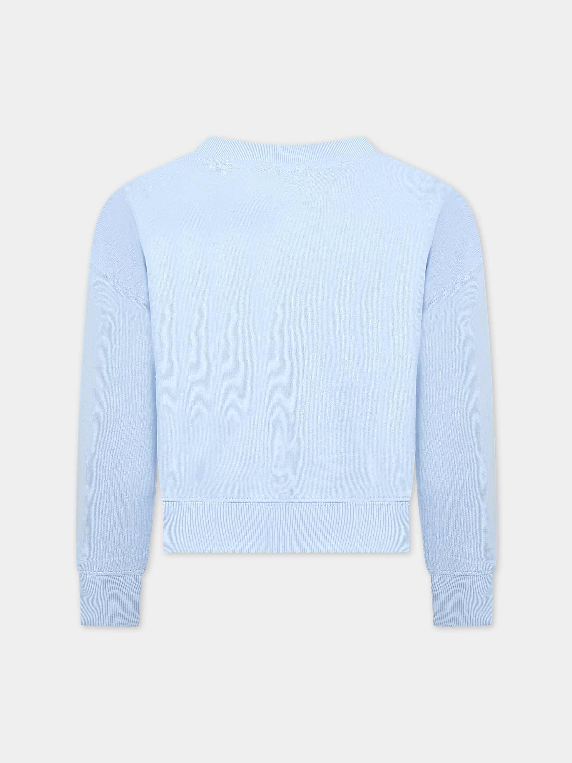 Felpa celeste per bambino con logo e iconico cavallino,Ralph Lauren Kids,903866001