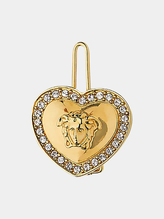 Fermaglio dorato per capelli per bambina con Medusa,Versace,1006257 1A00621 4J090