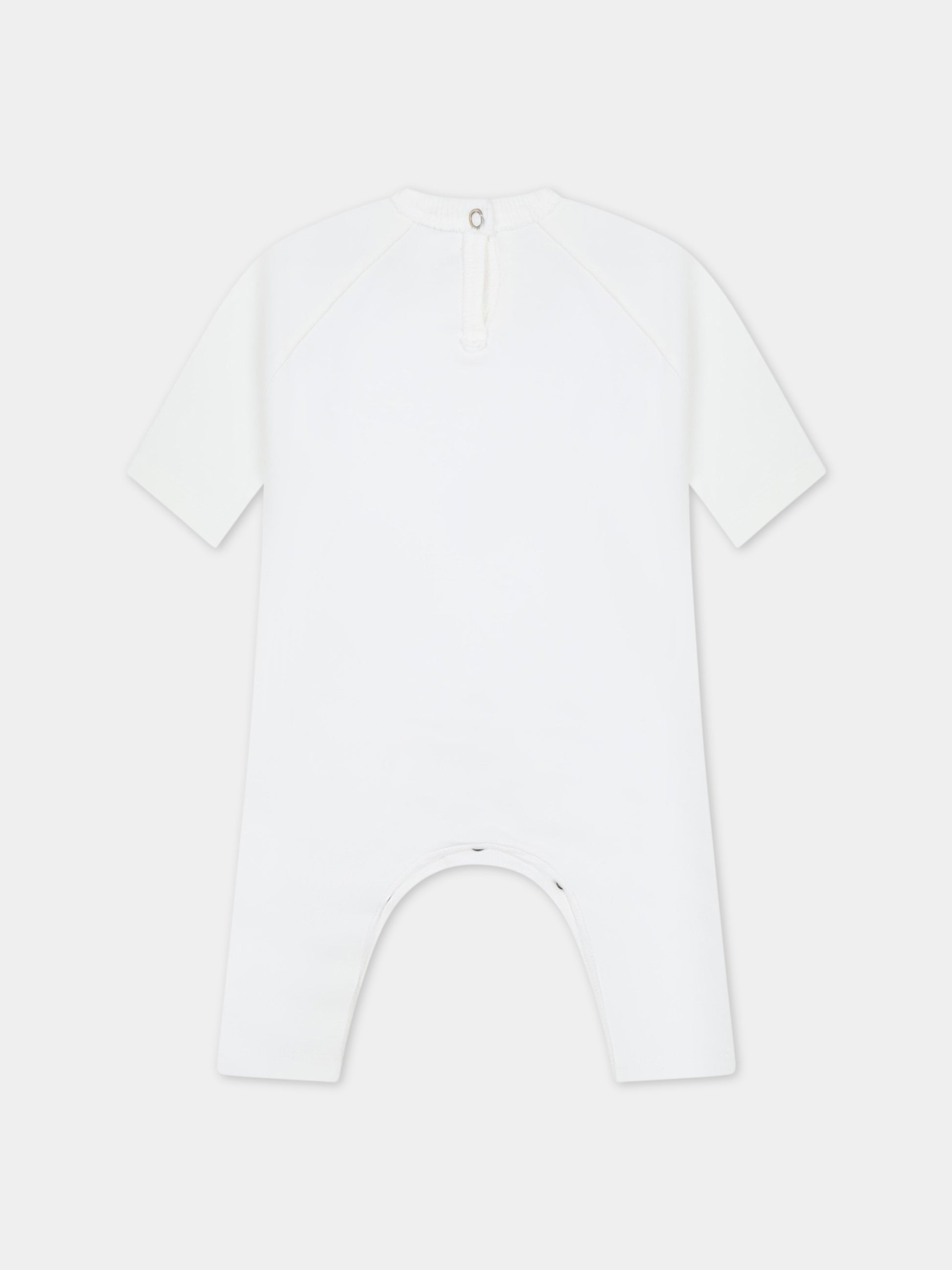 Tutina avorio per neonati con scritta marrone,Zhoe & Tobiah,FFE18 BIASTSAF