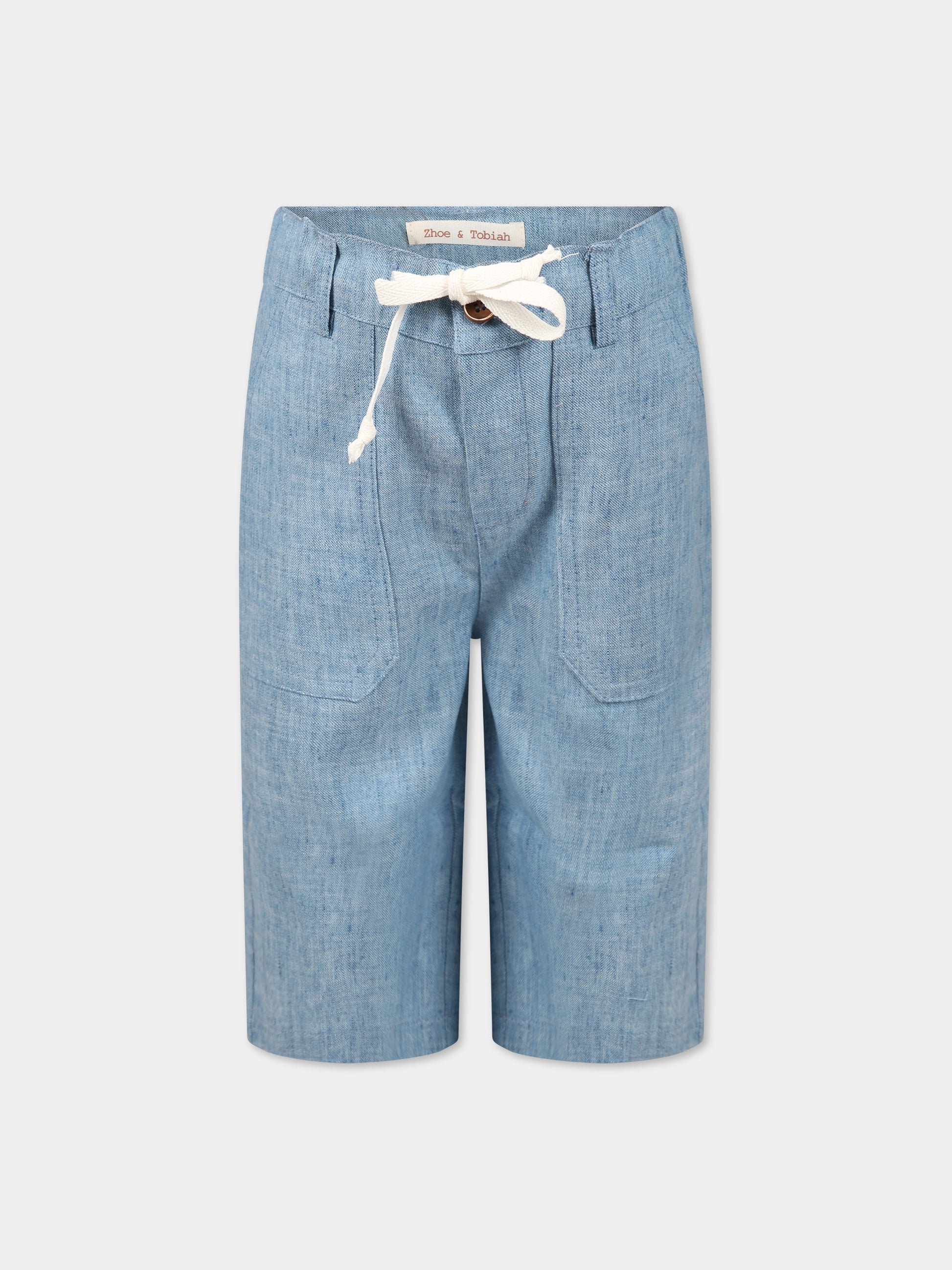 Shorts azzurro per bambino,Zhoe & Tobiah,CLD1 352