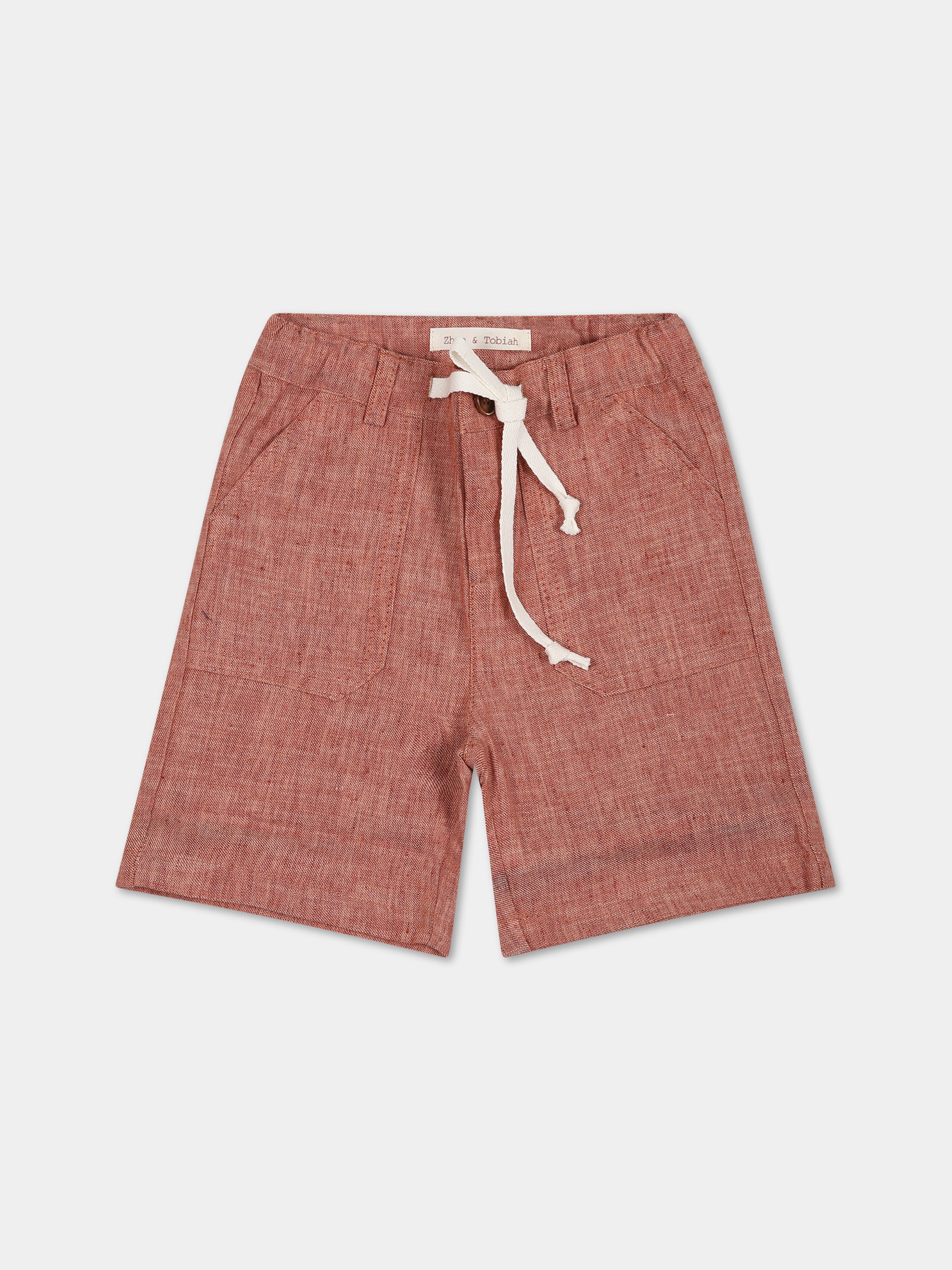 Shorts marrone per neonato,Zhoe & Tobiah,CLD1 99