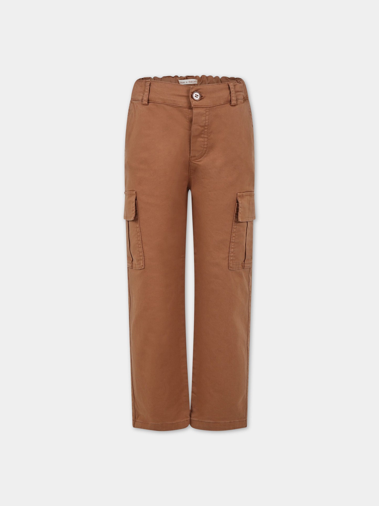 Pantaloni marroni per bambino,Zhoe & Tobiah,JPS8 358