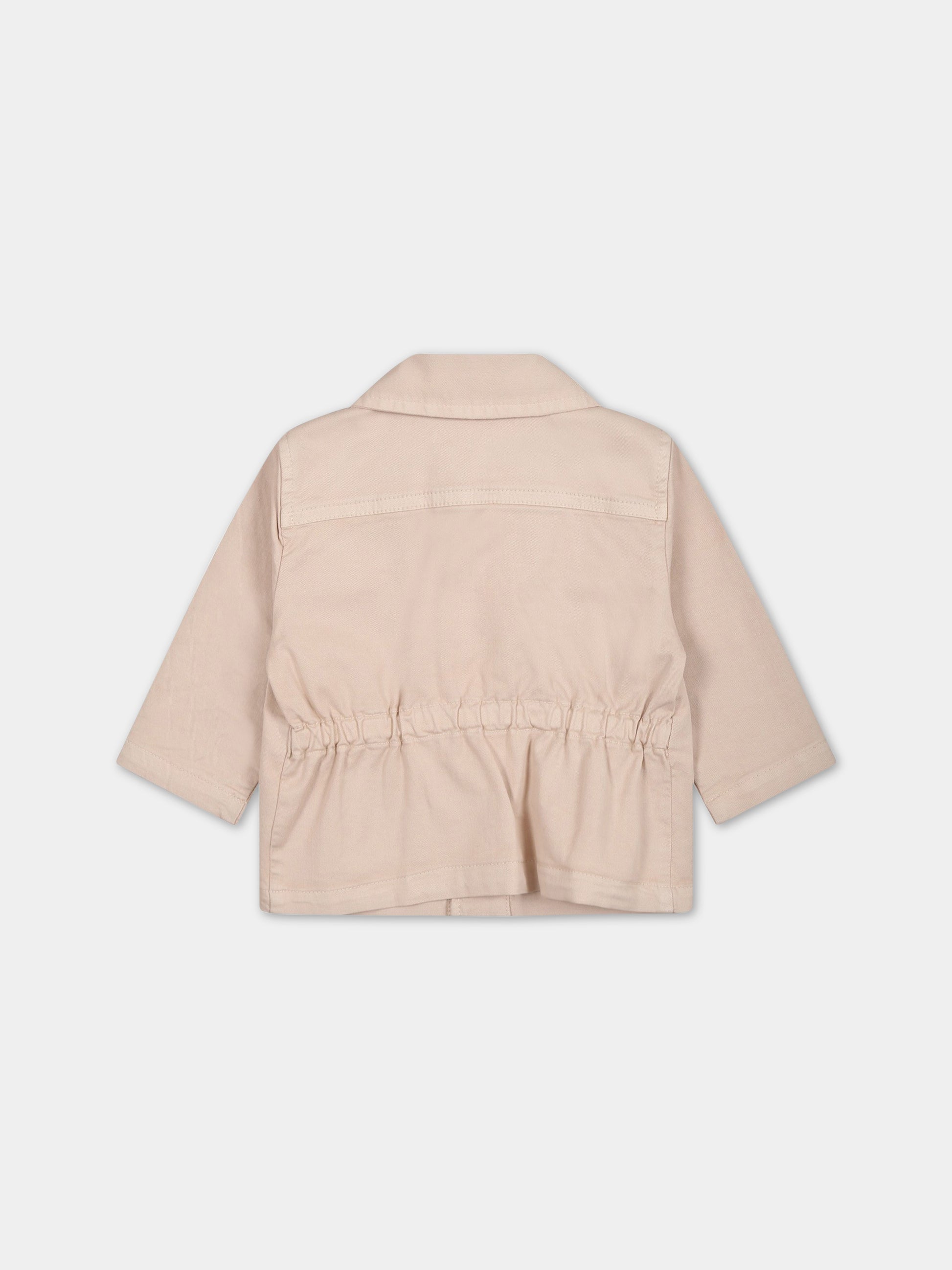 Giubbotto beige per neonato,Zhoe & Tobiah,JPS12 23