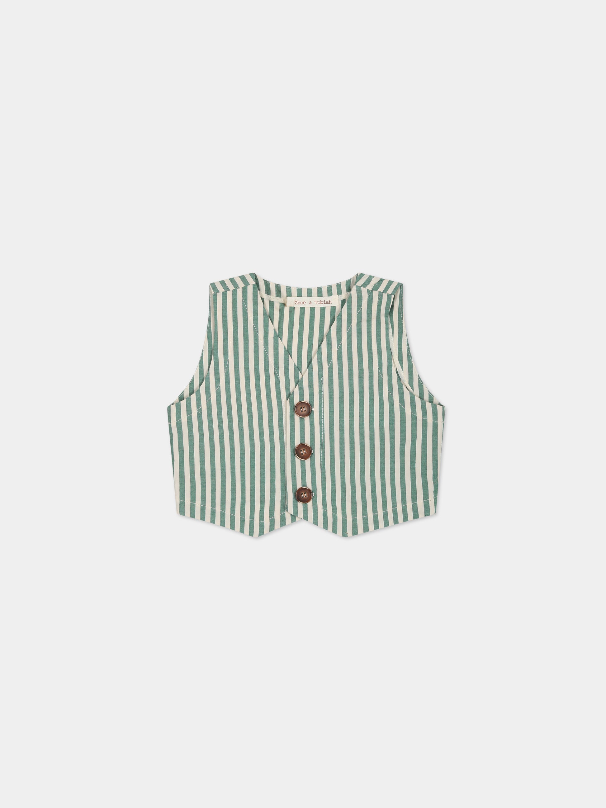 Panciotto verde per neonato,Zhoe & Tobiah,SER5 354