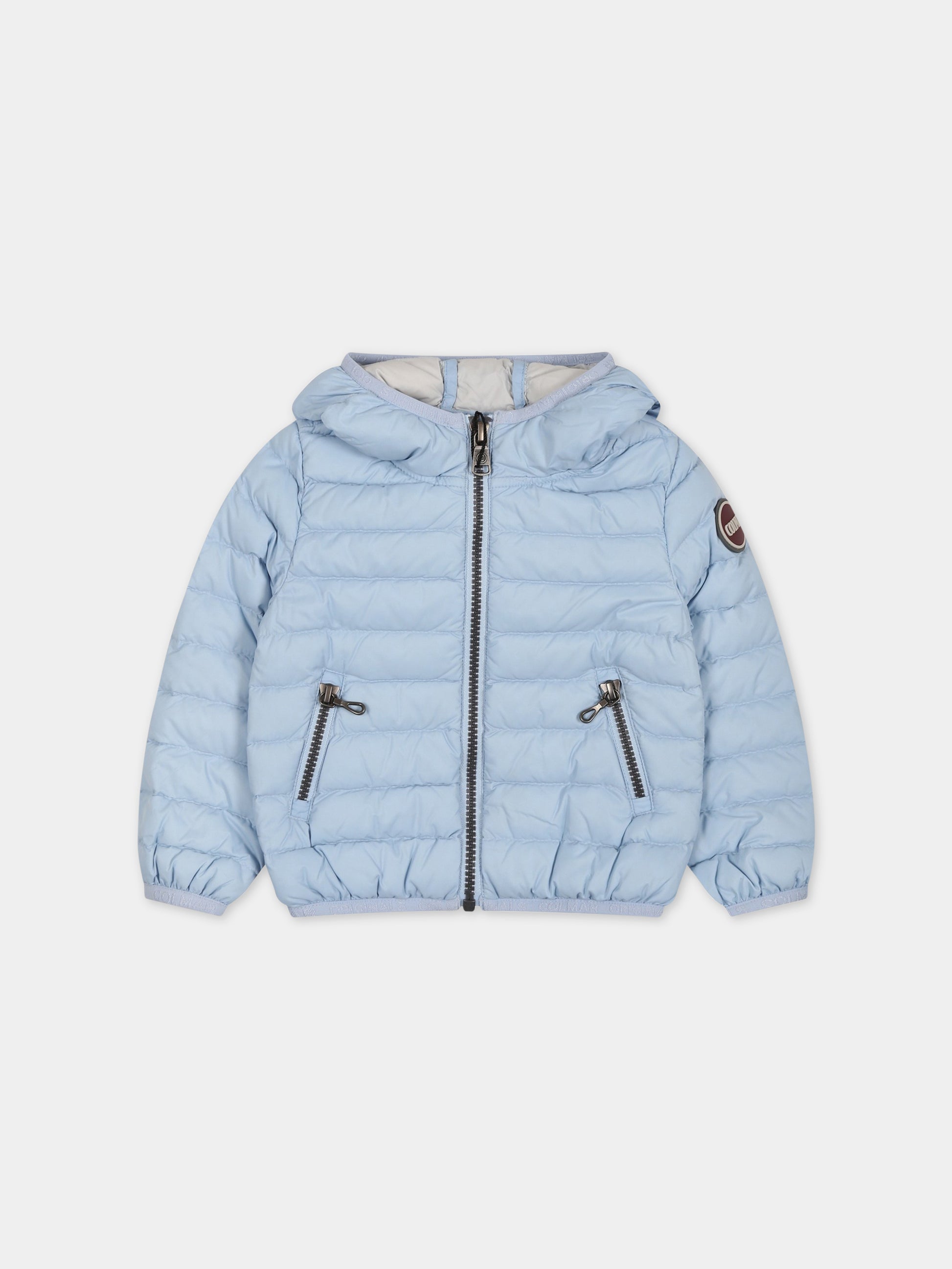 Piumino celeste per neonato con iconico logo,Colmar Originals Kids,3487B 8VX 241