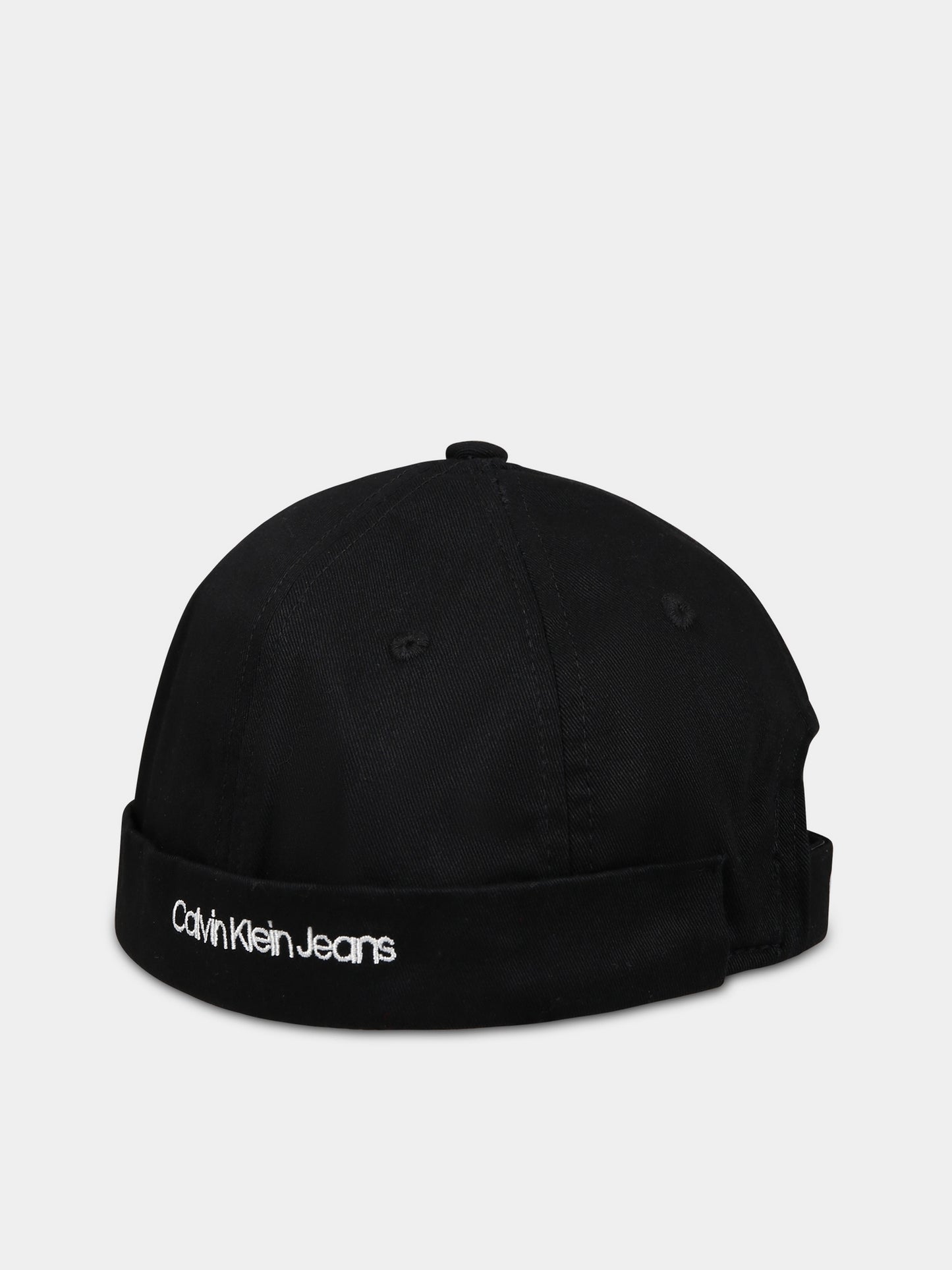Cappello nero per bambini con logo,Calvin Klein Kids,CKIU0IU00427 IU0IU00427 BEH